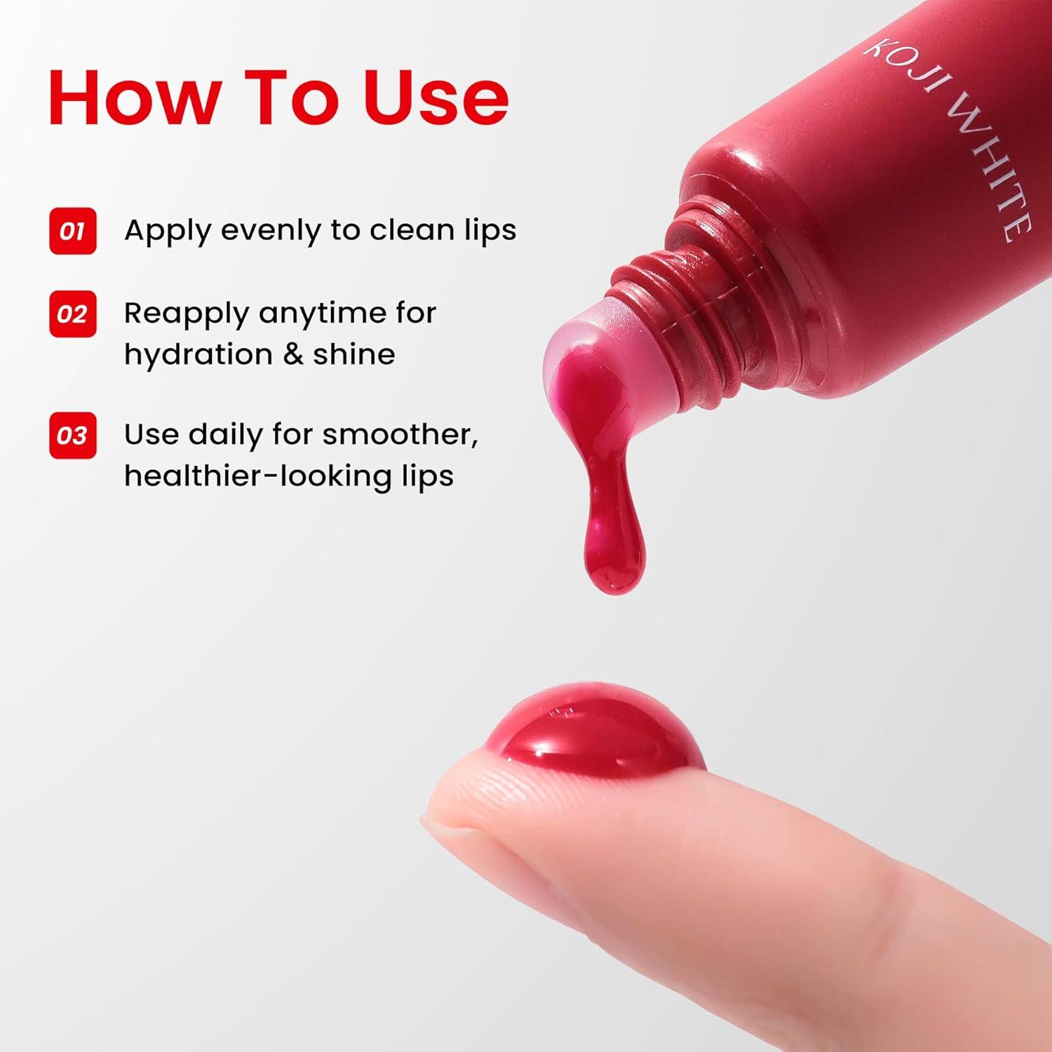 Koji White Lip Discoloration Treatment for Dark Lips | Smokers Moisturizer  & Hydrating Lip Balm with