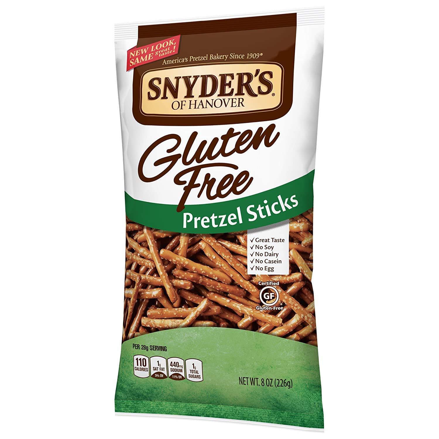 Snyder's of Hanover All Natural GlutenFree Pretzel Sticks (Pack of 2)