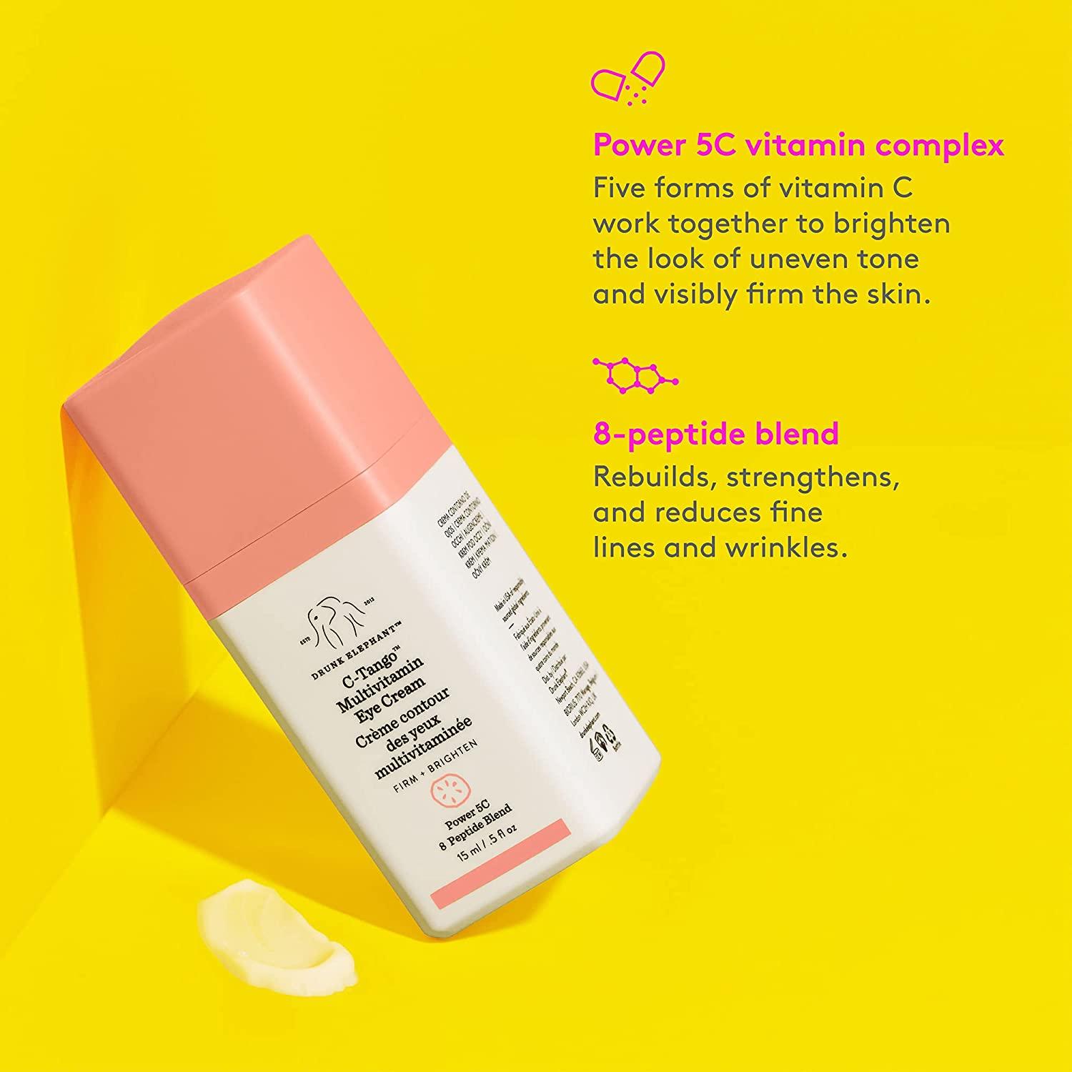 Drunk Elephant CTango Multivitamin Eye Cream. Brightening and