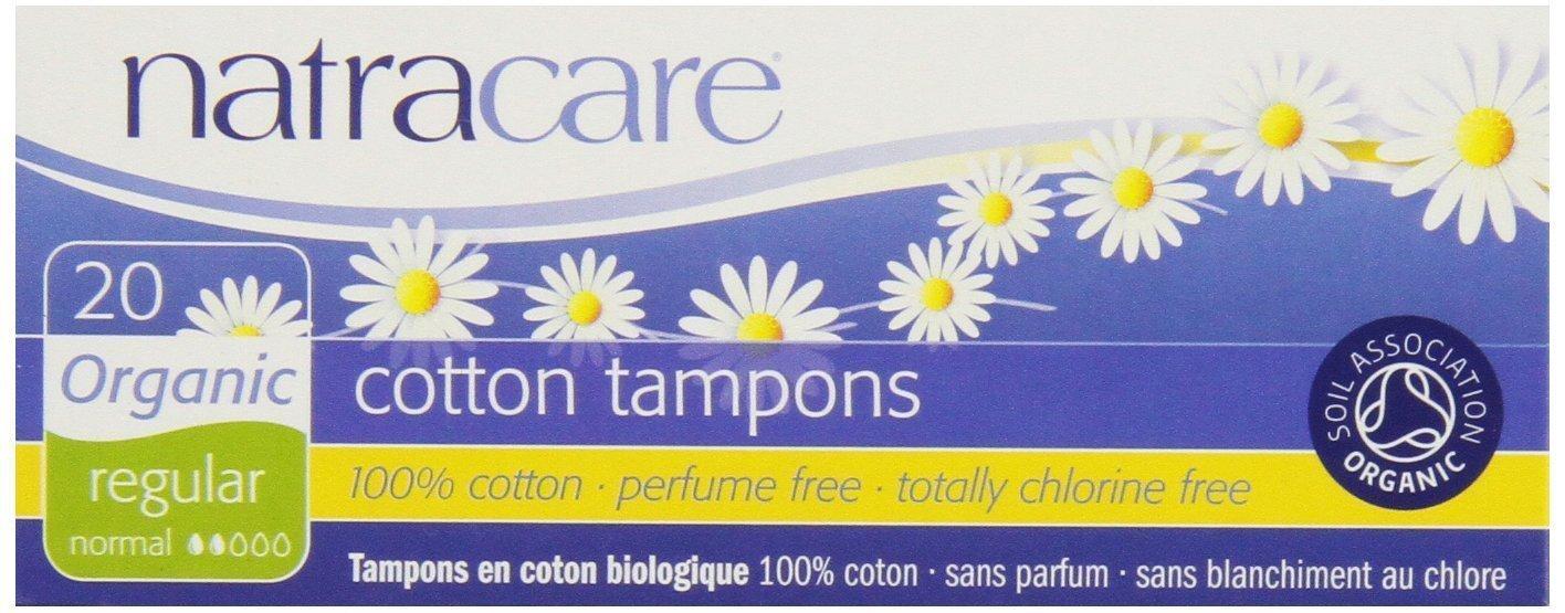 Cotton Tampon Regular 20 Ct 12 Pack
