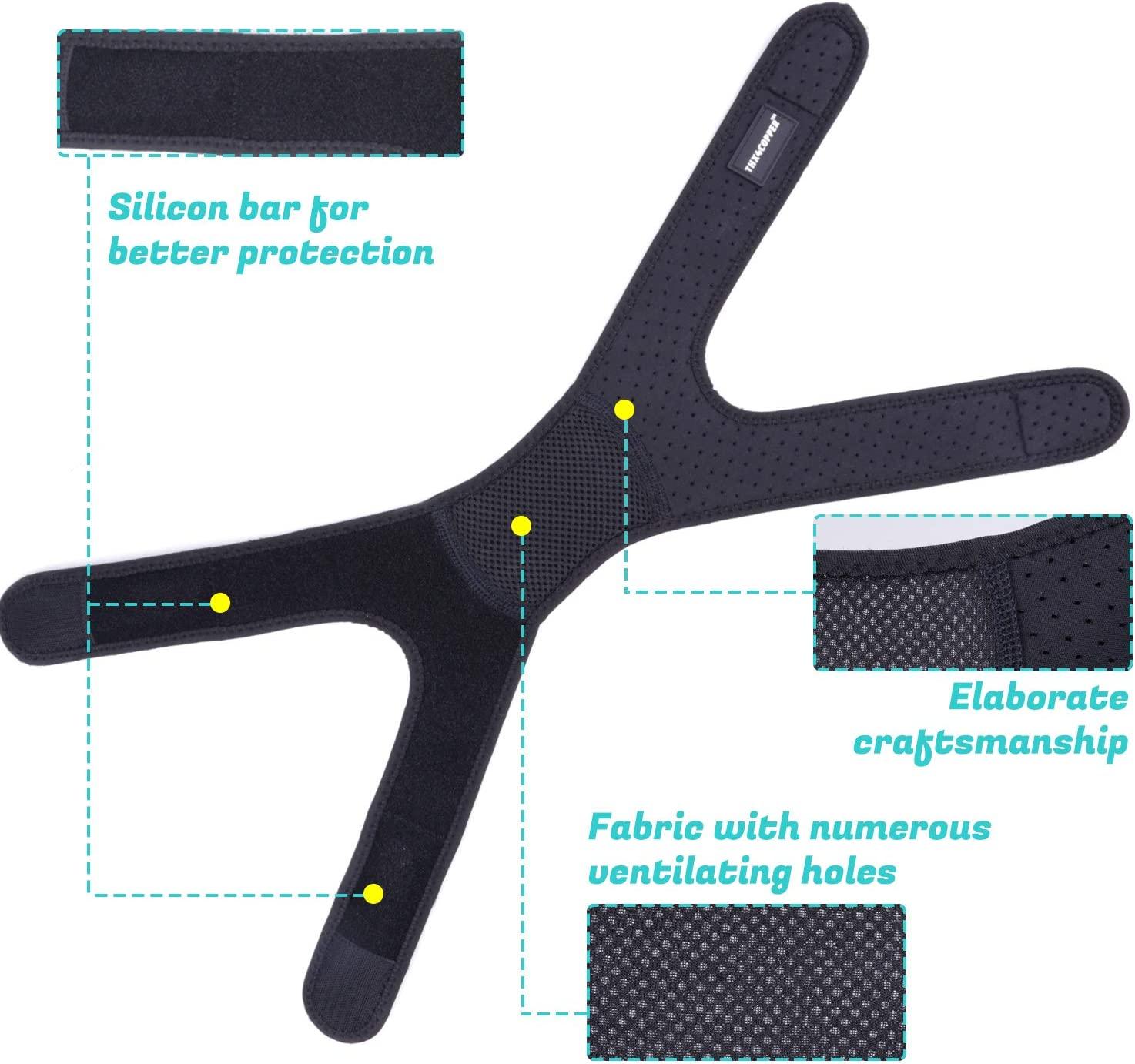 Thx4COPPER Compression Dual Patella Knee Brace for Pain Relief