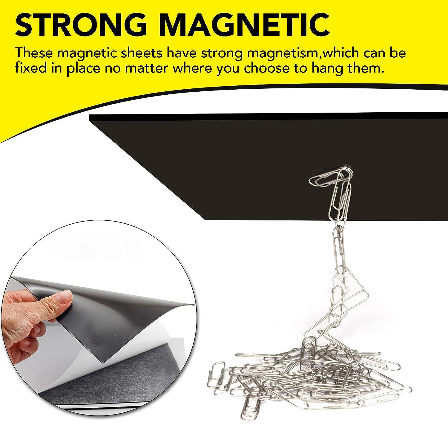 DIYMAG Magnetic Adhesive Sheets,, 4 x 6