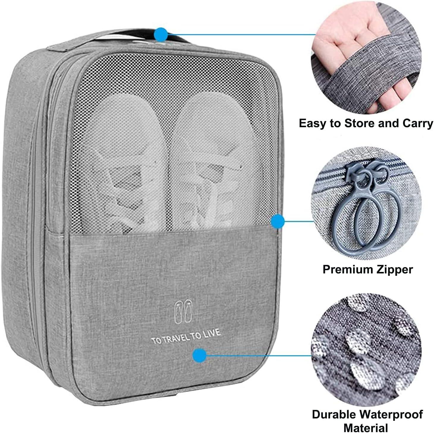 Shoe Bag for Travel, Portable Shoe Organizer, Storage