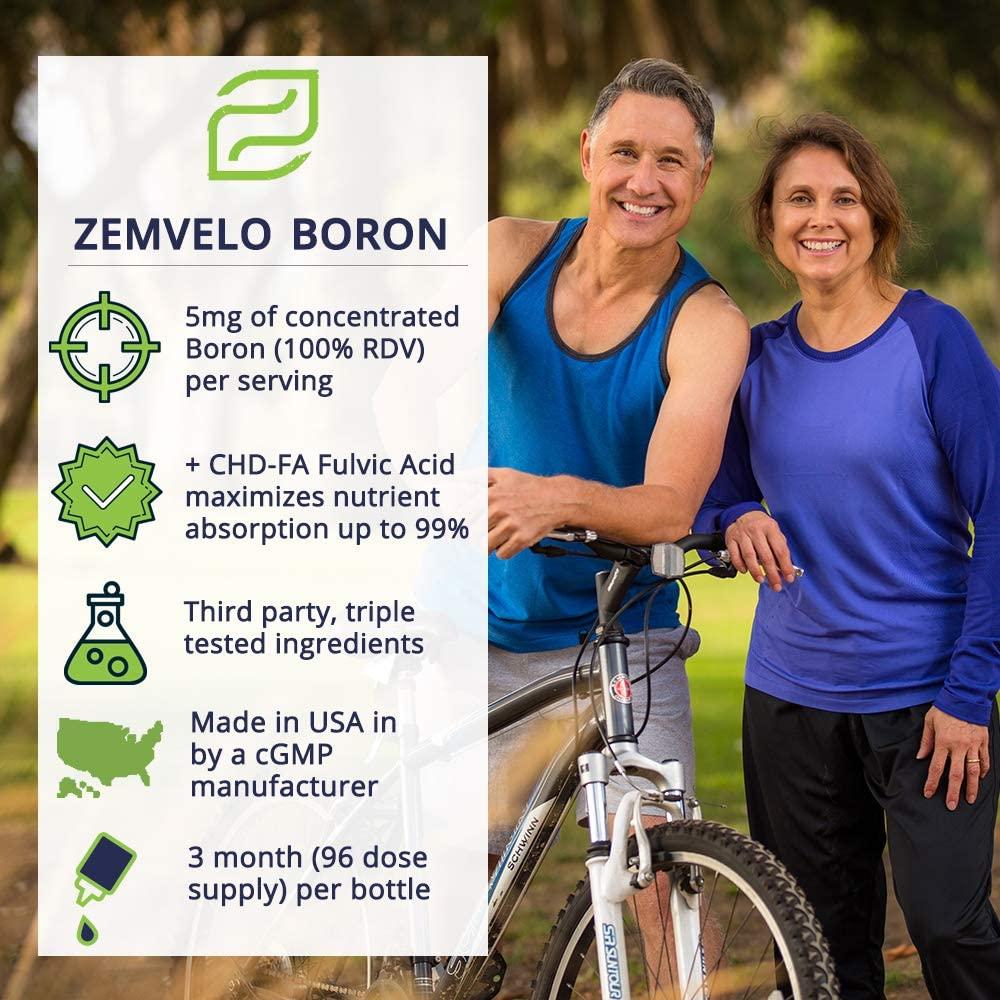 Liquid Boron 96 Day Supply Support Healthy Joints and Bones