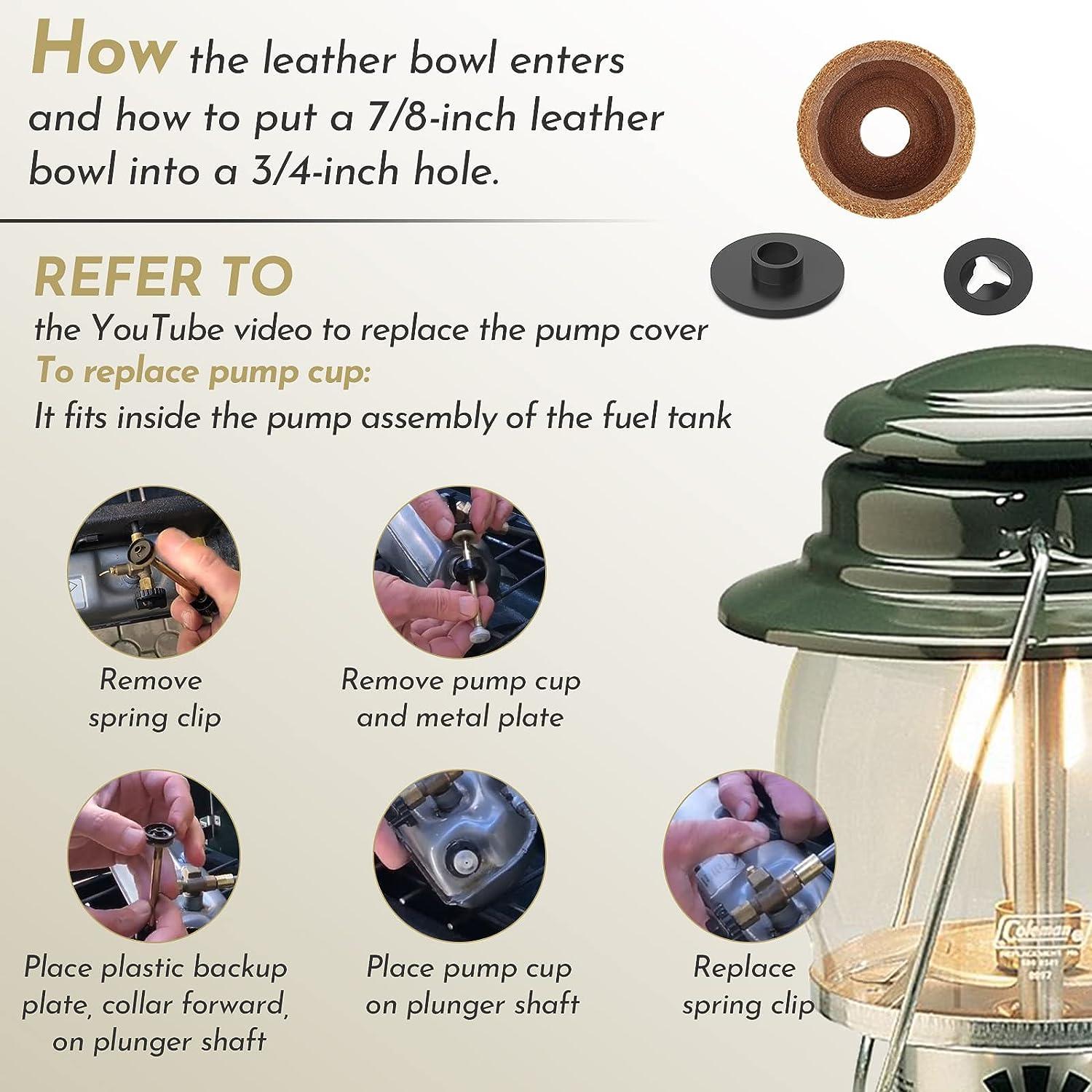 2 Pack Coleman Lantern Stove Pump Cup Replacement Kit