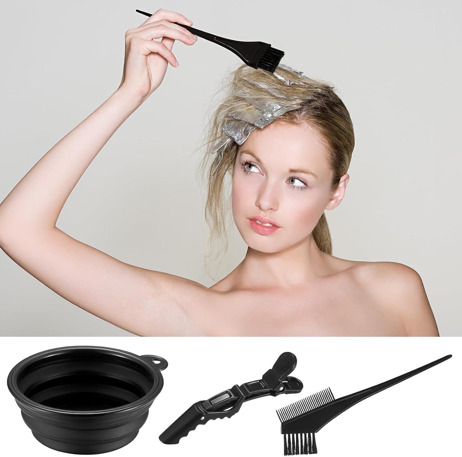 9 Pcs Tools for Hair Colouring Kit Hair Dying Tools Kit DIY Beauty