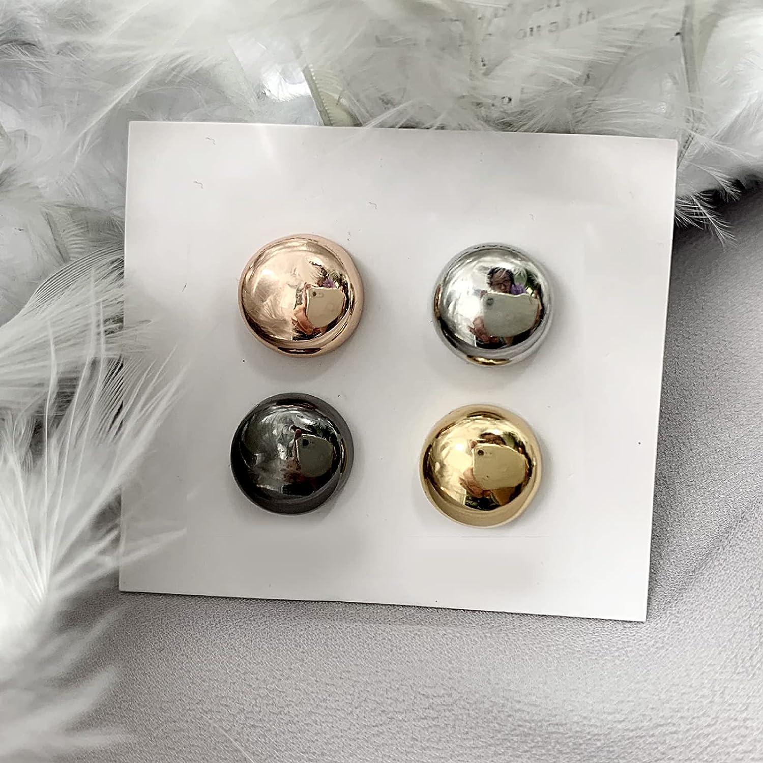 Strong Hijab Magnets - Gold and Silver (Pack of 4) – Voile Chic - USA