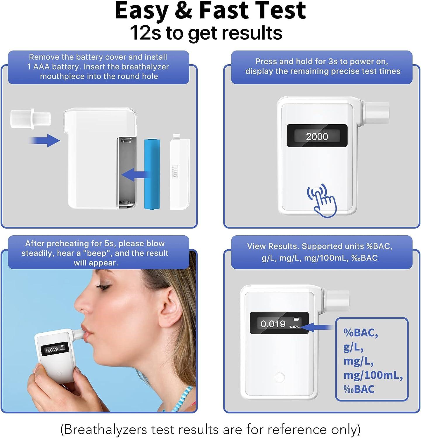 alcootest breath breathalyzer machine mouthpiece alcohol