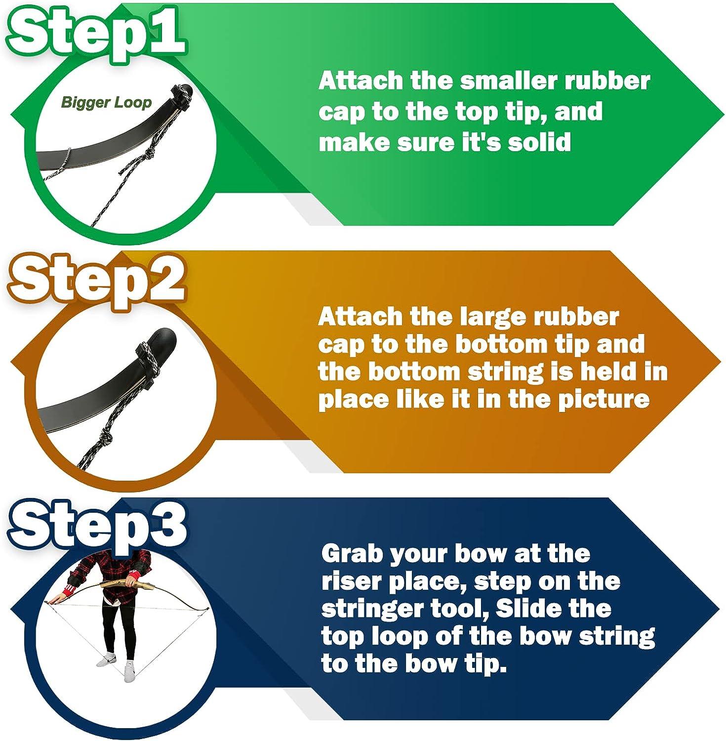 Deeseeker Archery Limbsaver for Recurve Bow Stringer Tool for Longbow