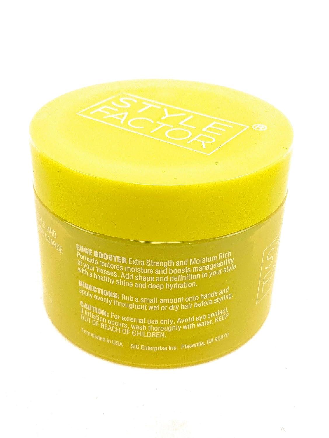 Style Factor Edge Booster Strong Hold Water-Based Pomade