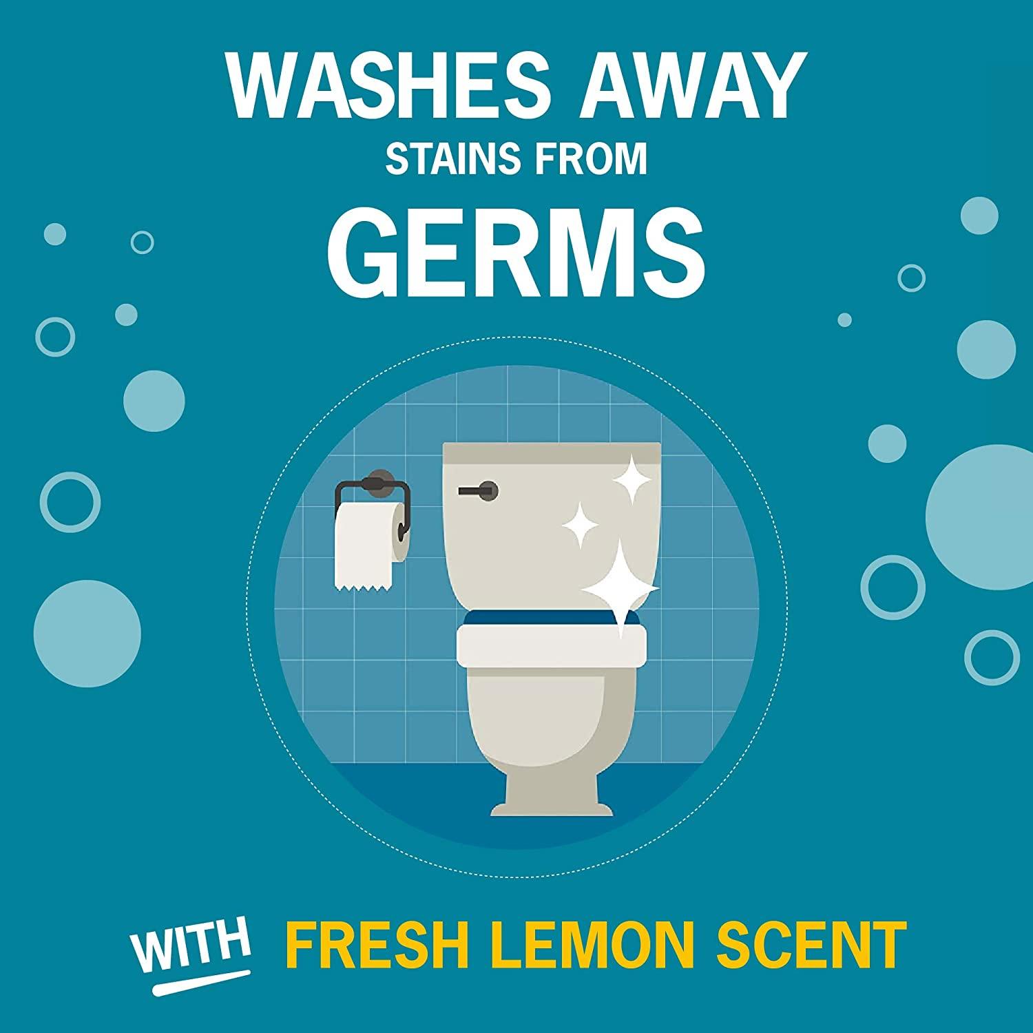 Lemi Shine Toilet Bowl Cleaner, BleachFree, Removes Tough Stains and Odor, AwardWinning (24 oz