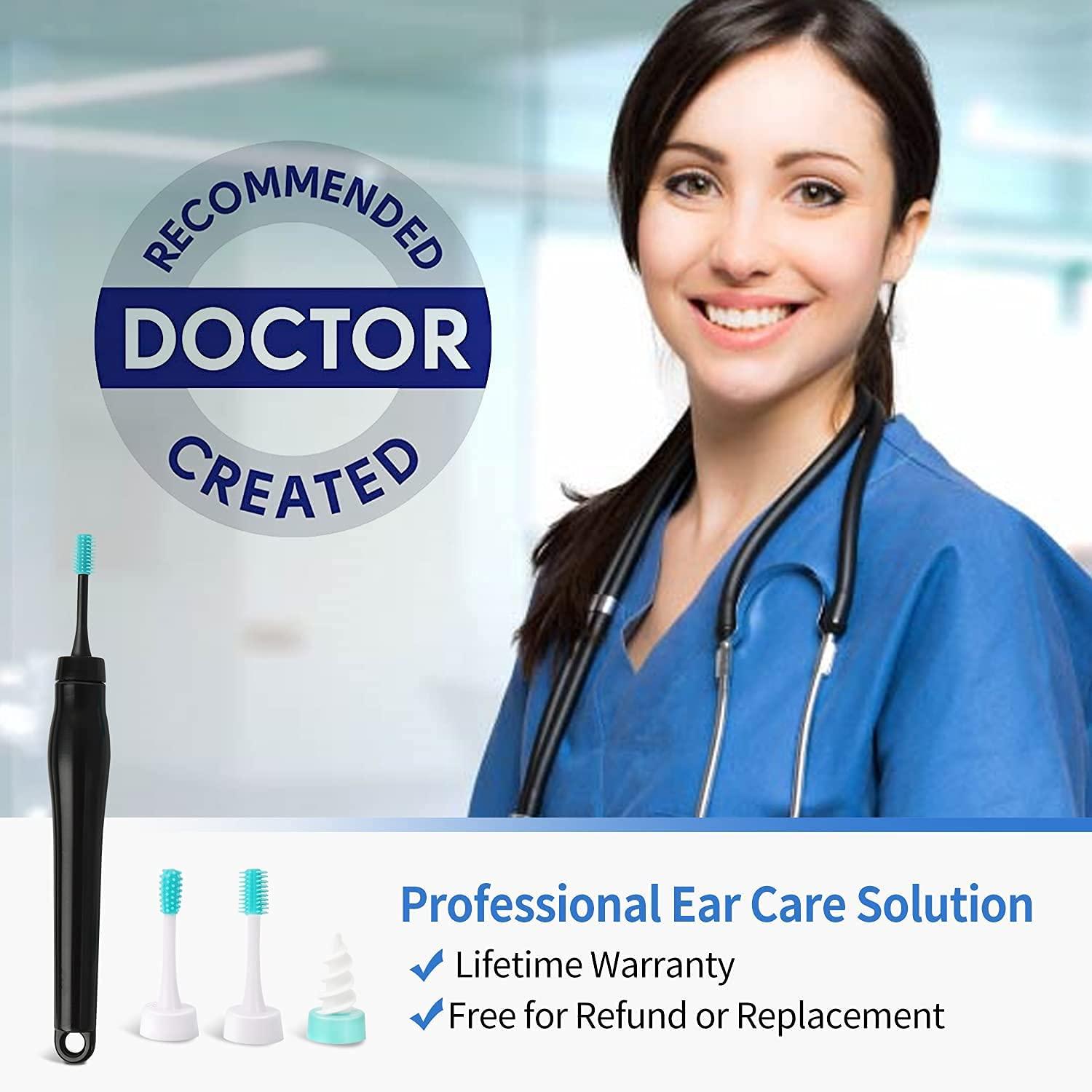 QGripsEarwaxRemover Ear Wax Removal Tool Silicone Ear Cleaner Safe