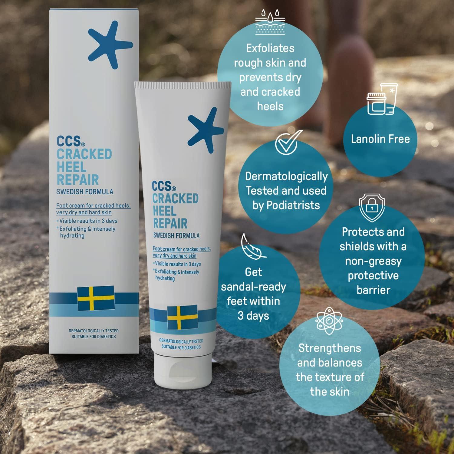 Ccs Cracked Heel Repair Ccs Foot Cream 25 Urea CCS Cracked Heel