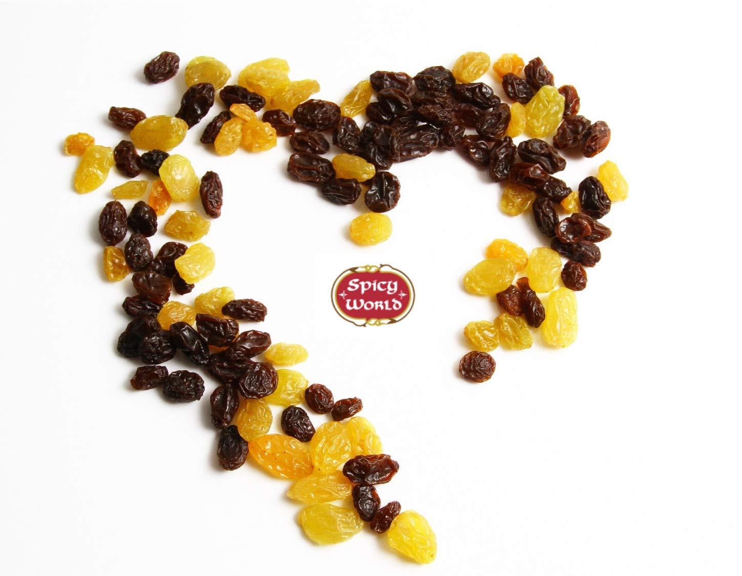 Golden Raisins 2 LB Bag Premium Large Seedless Dried Sultanas from