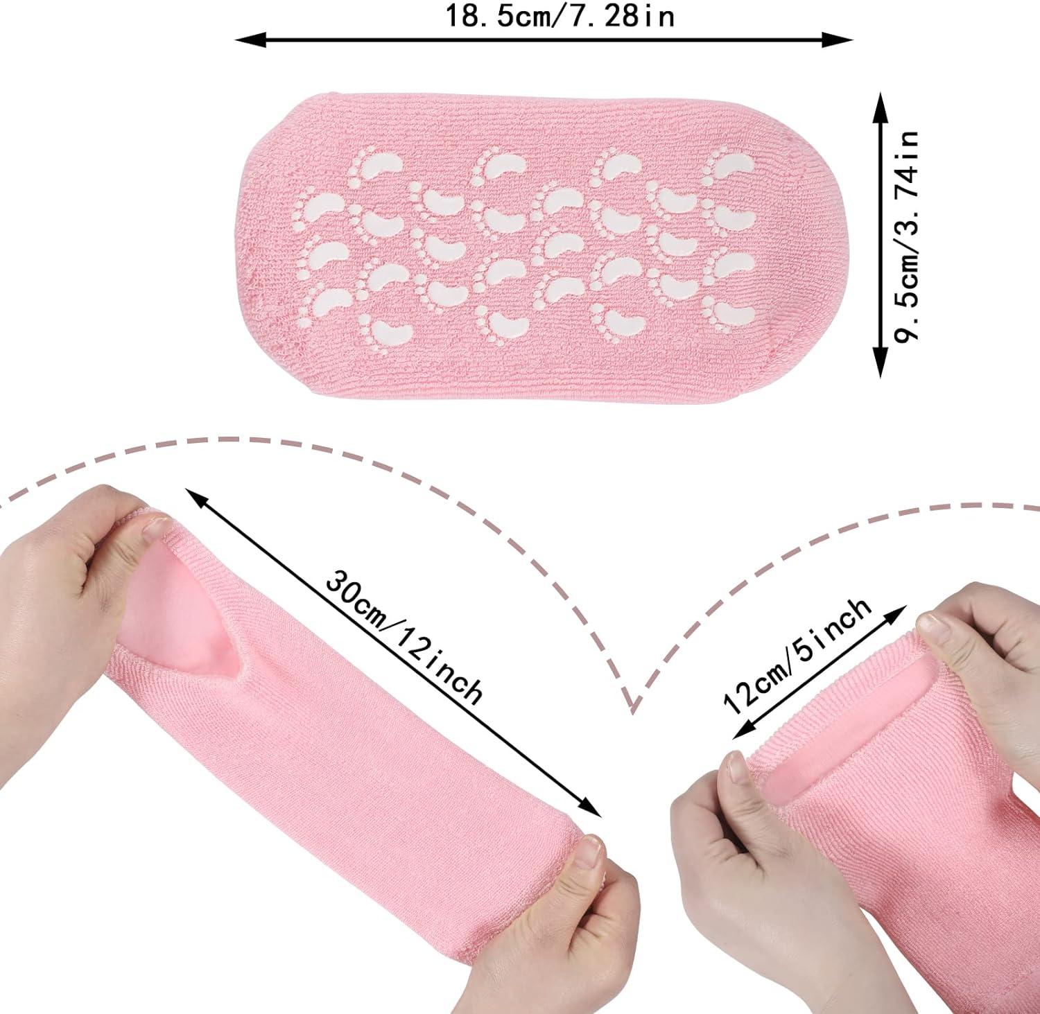 3 Pairs Moisturising Socks Cotton Socks for Moisturising Gel Socks for Women Moisture Socks for