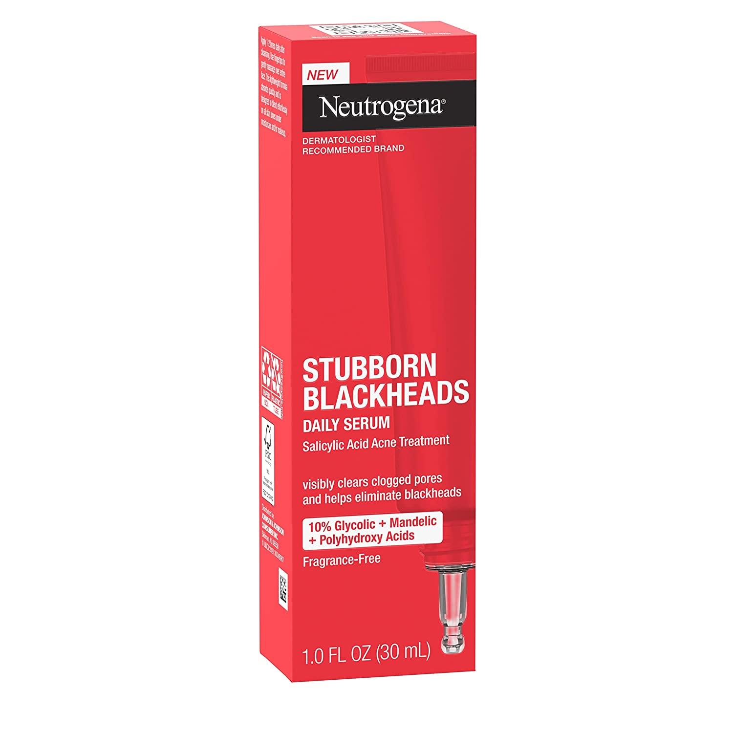 Neutrogena Blackheads Daily Acne Facial Serum Salicylic Glycolic