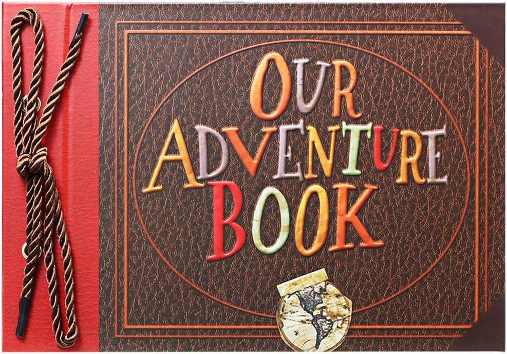 Scrapbook Photo Album Our Adventure Book Scrapbook Embossed Words
