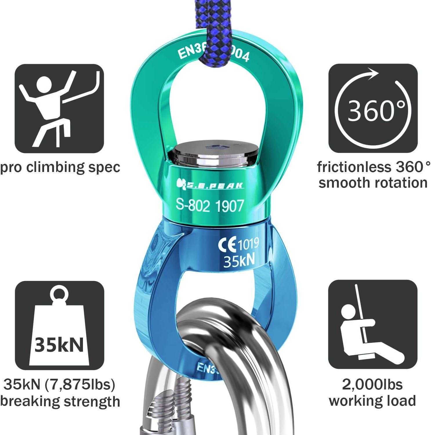 PROND Swing Swivel 35kN Safest Rotational Device, Swing Spinner
