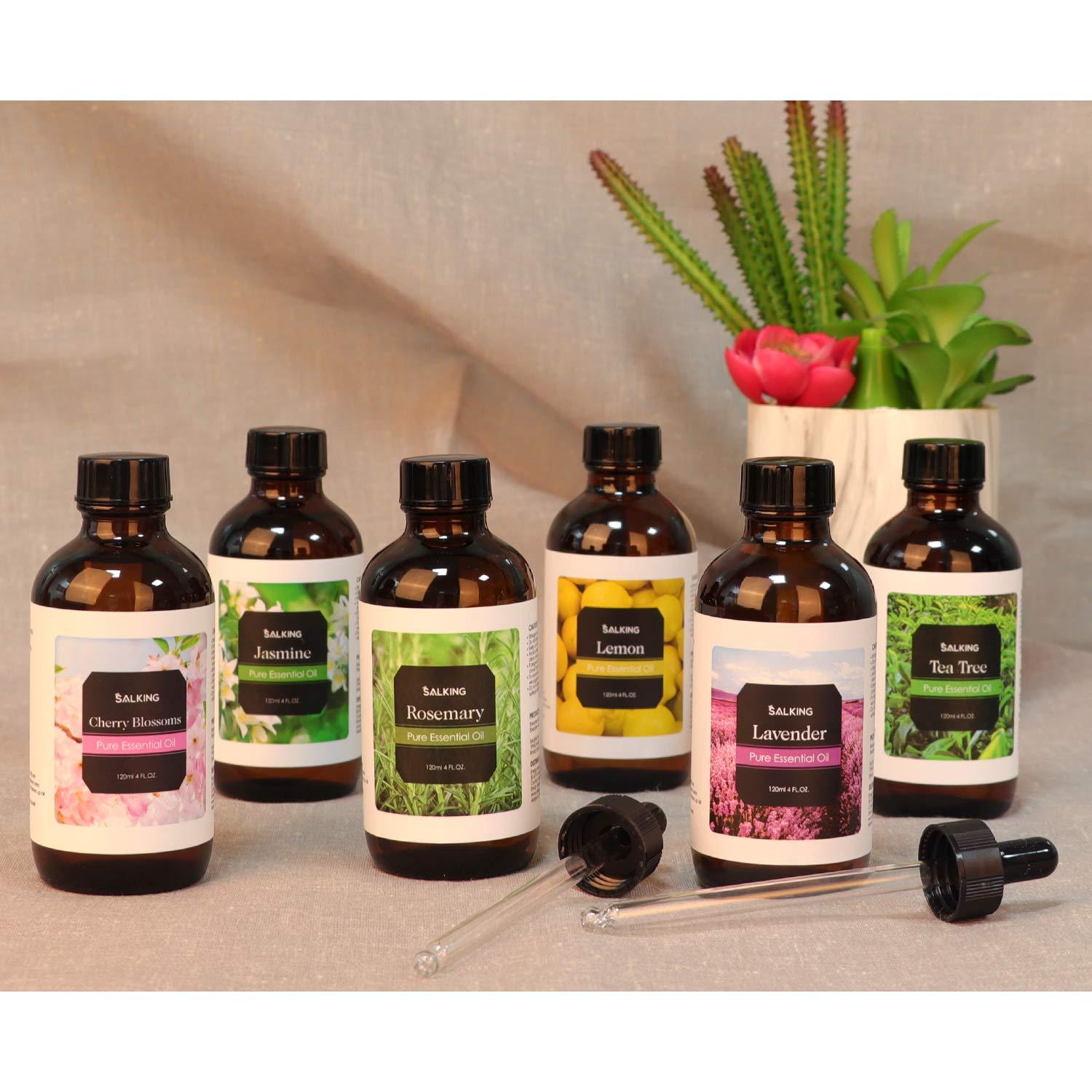 Cherry Blossom Essential Oil 120ml (4 Fl Oz), SALKING Pure & Natural Fragrance Oils