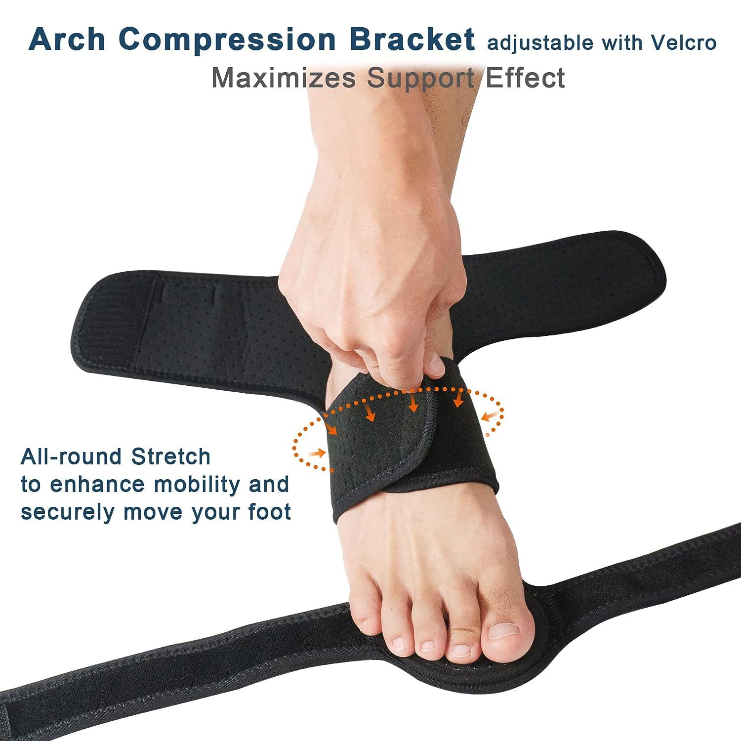 JOMECA Upgraded Drop Foot Brace with Dual Support Plates Adjustable