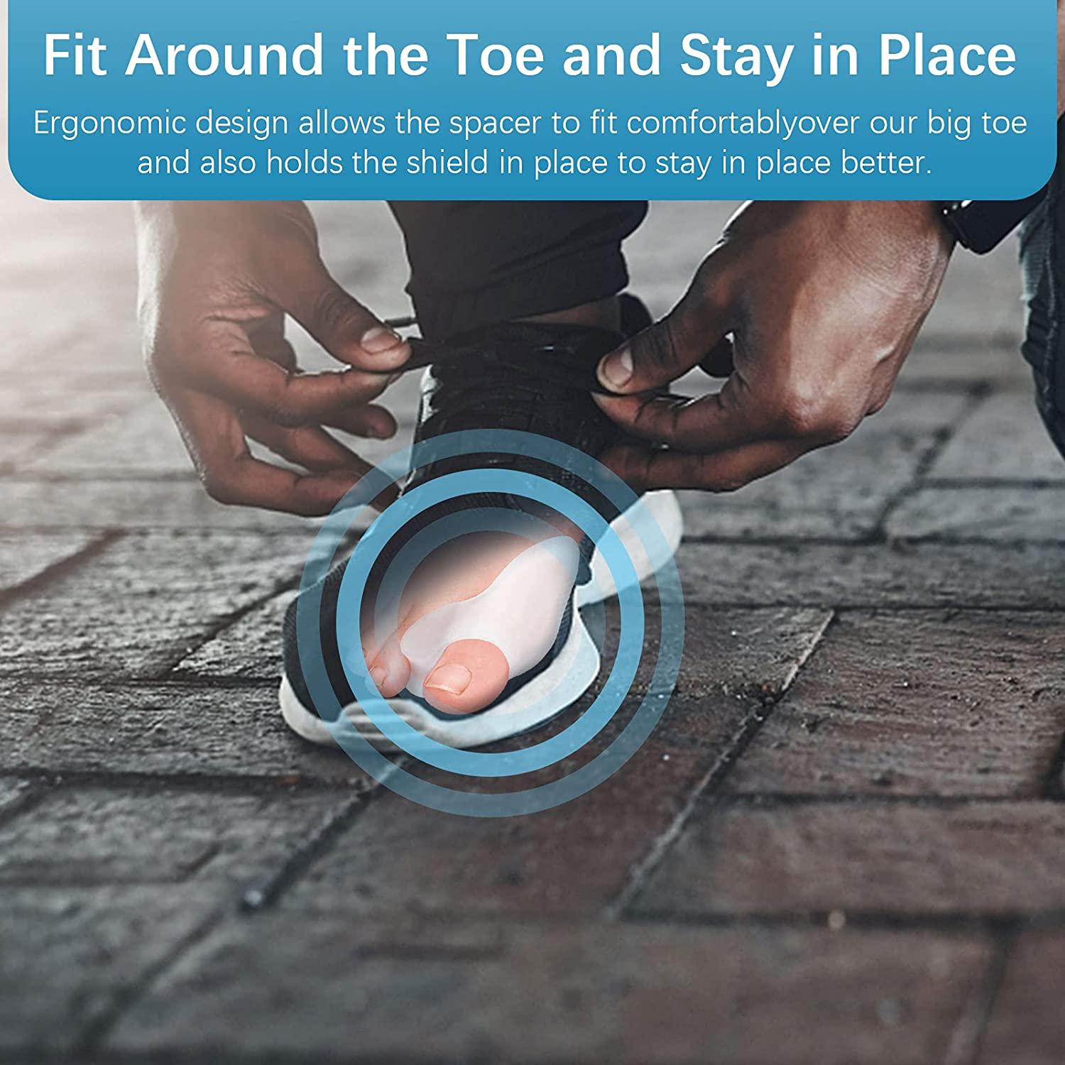 Menocady Bunion Cushions & Protectors (Pack of 12) 1/2'' Thick Gel