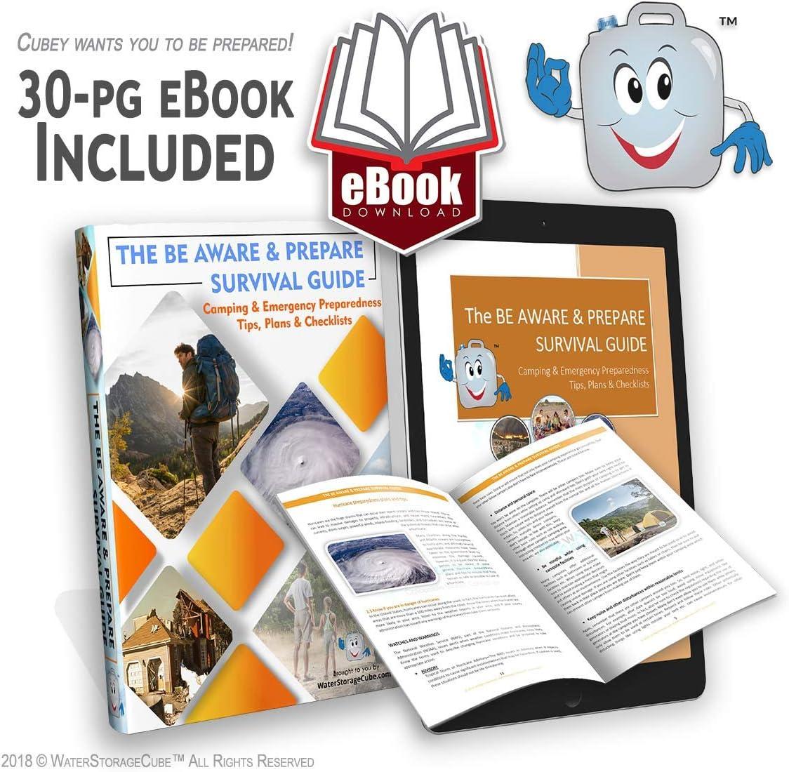 Récipient à Eau Pliable, récipients à Eau de Camping sans BPA avec