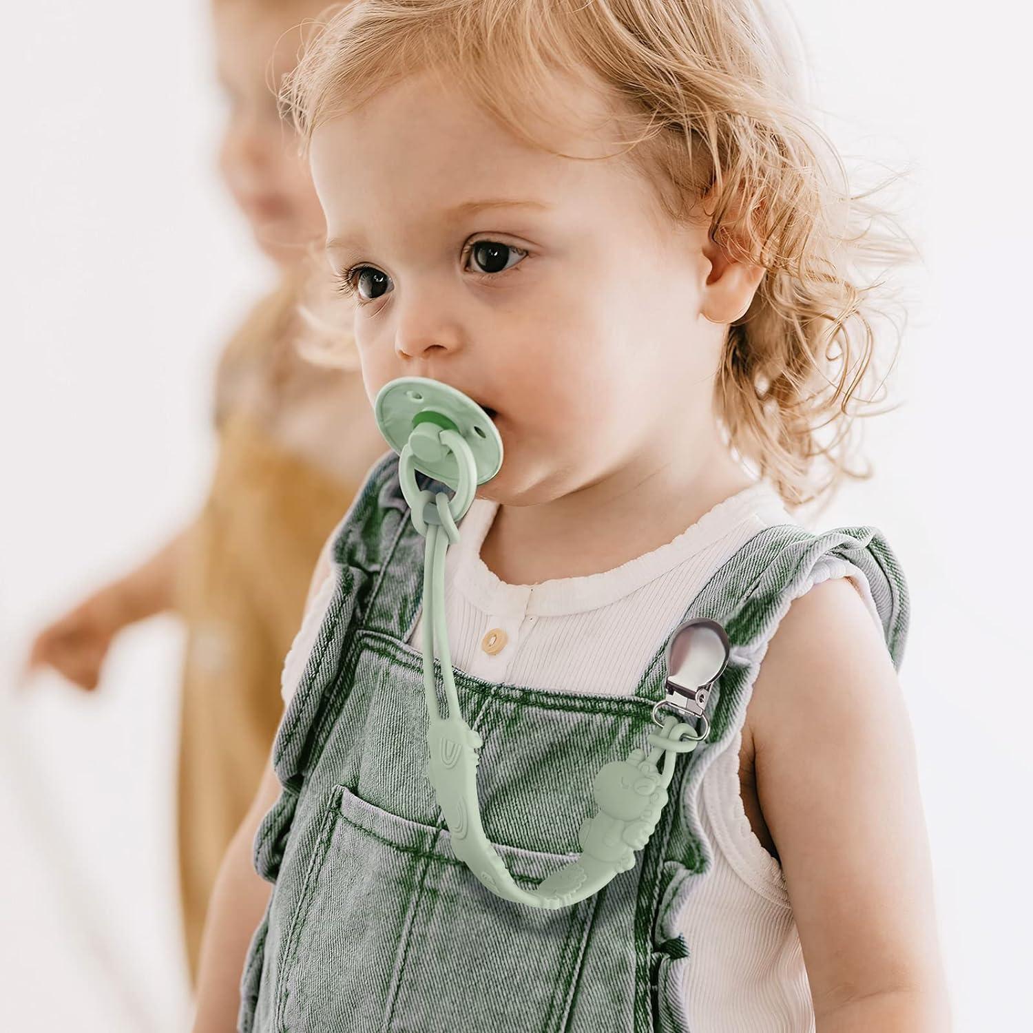 Buy Toddler Baby Boys Girls Dummy Pacifier Clip Chain Holder Soother