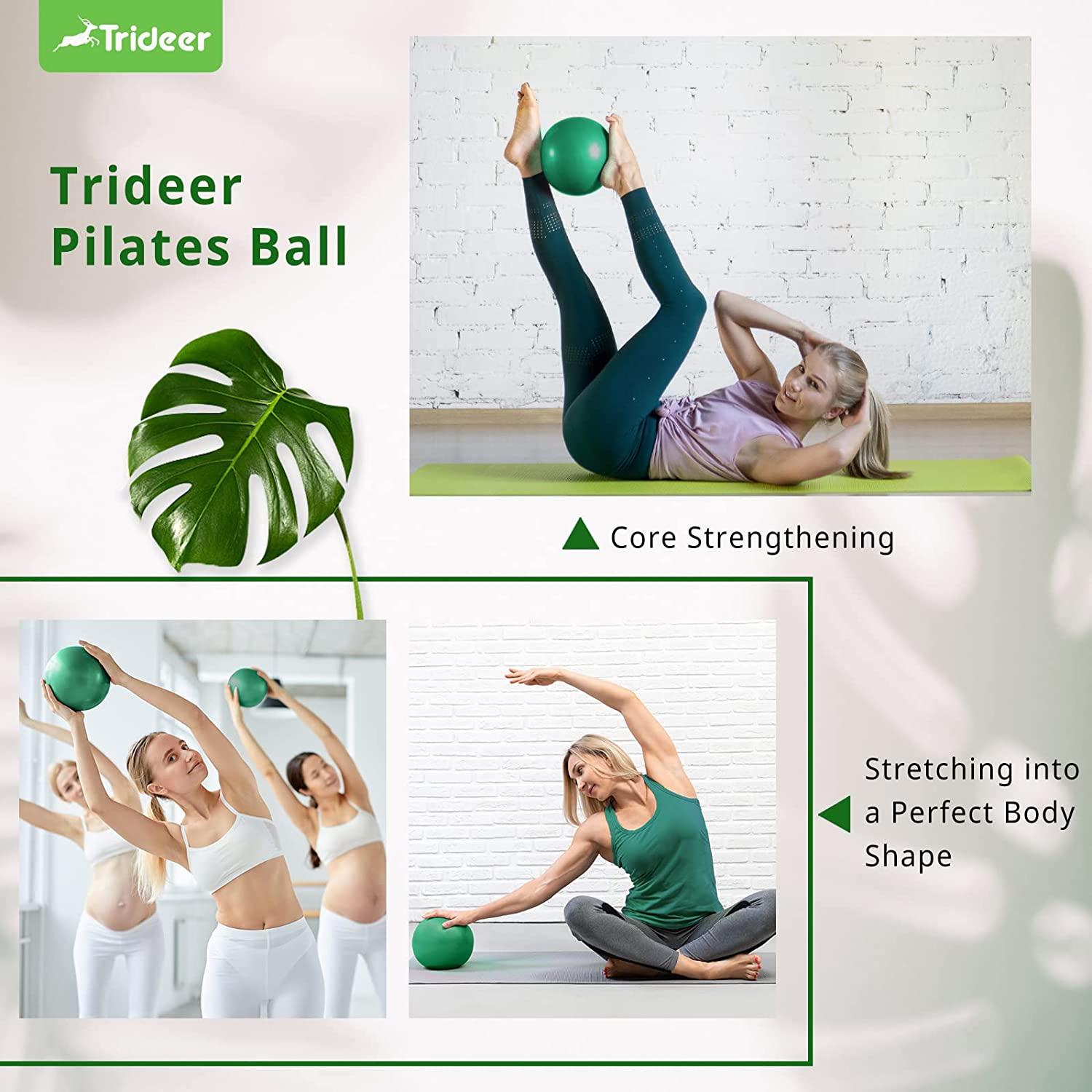 Trideer 9 Inch Pilates Ball Between Knees for Physical Therapy