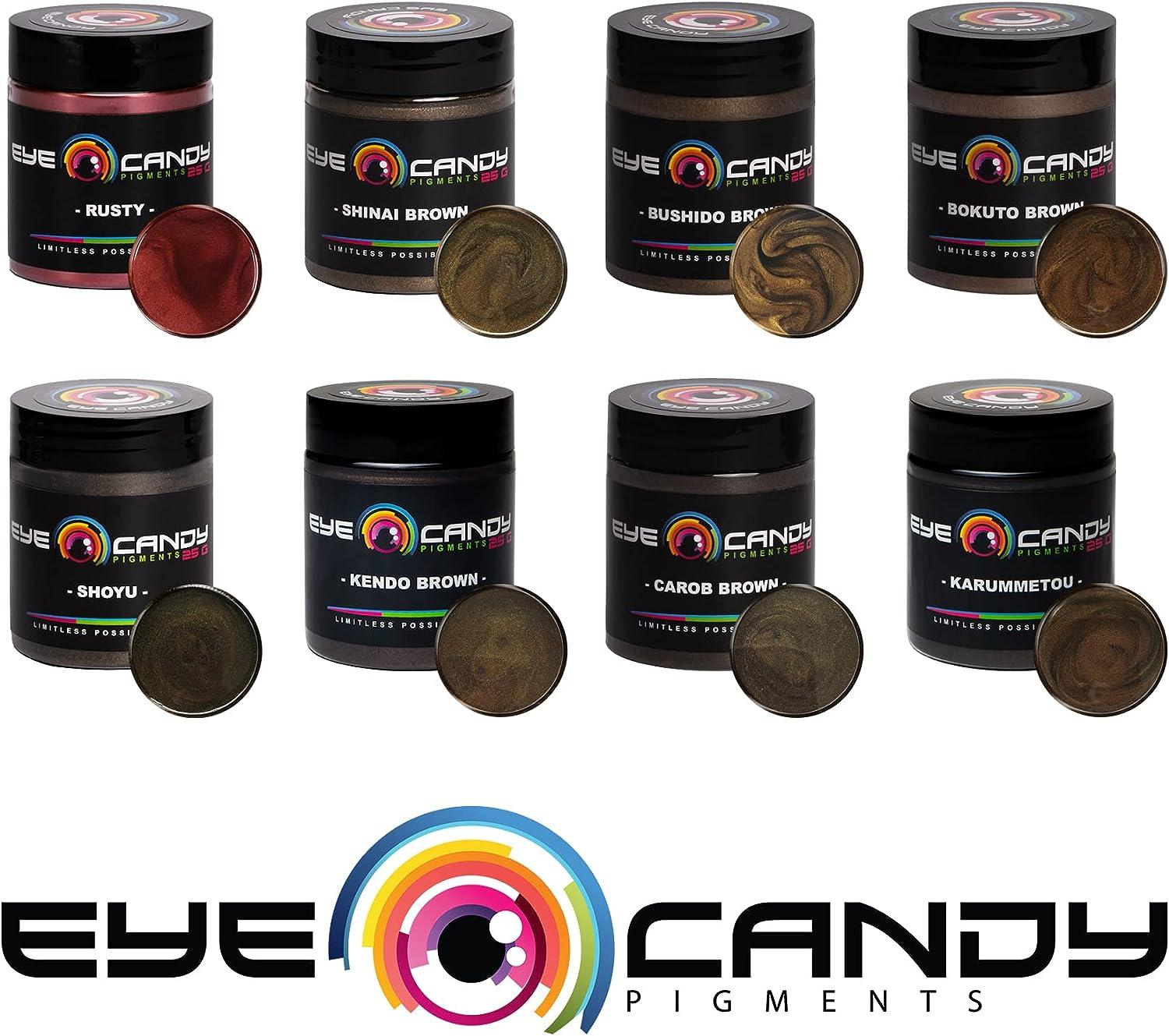 Eye Candy Pigments White Mica Pigment Powder Set - Mica Powder for Epoxy  Resin Art - Woodworking - Cosmetic Grade Mica Powder - Bath Bombs - Pigment