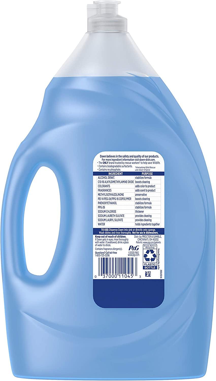 Dawn Dish Soap Ultra Dishwashing Liquid Dish Soap Refill Original Scent