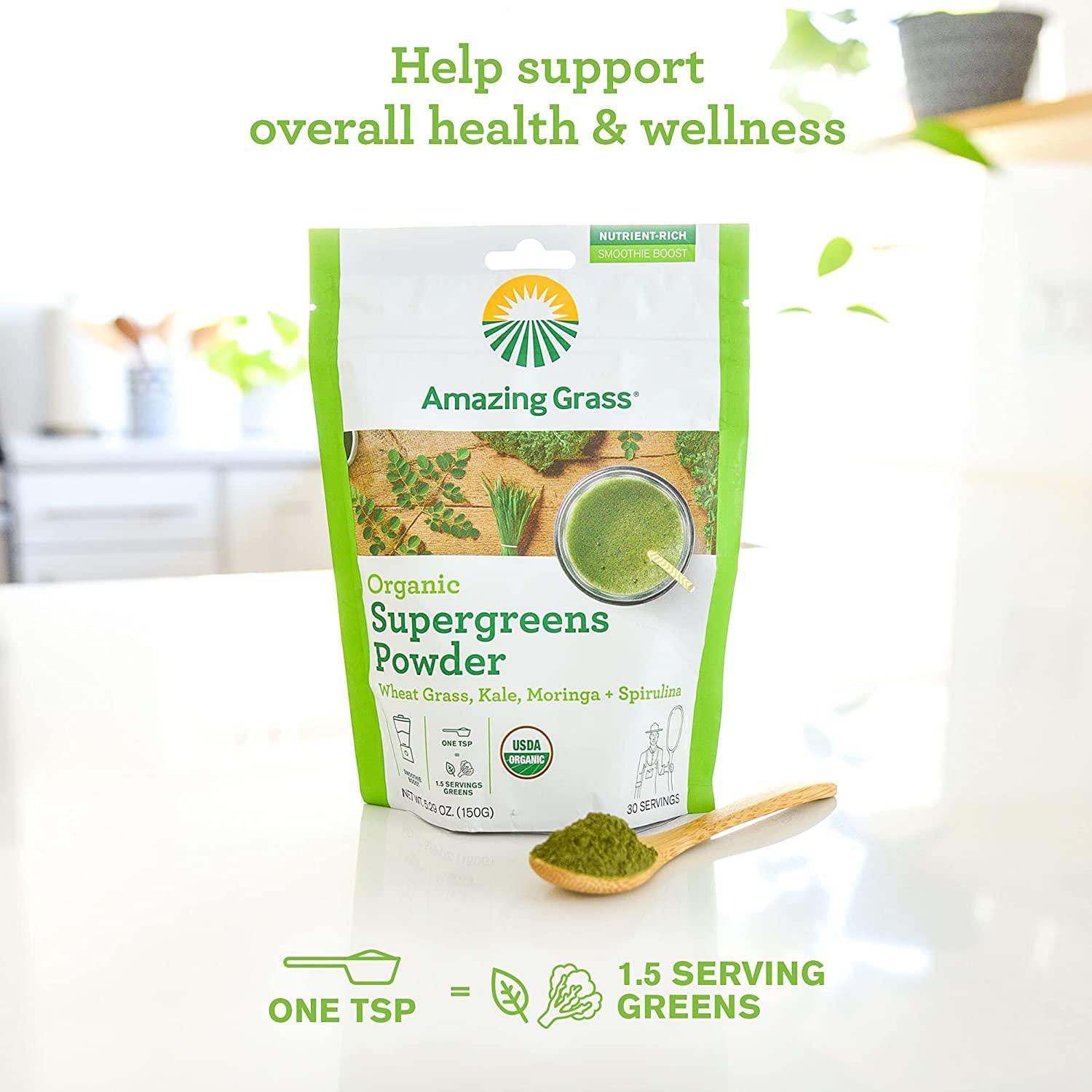Amazing grass supergreens outlet powder
