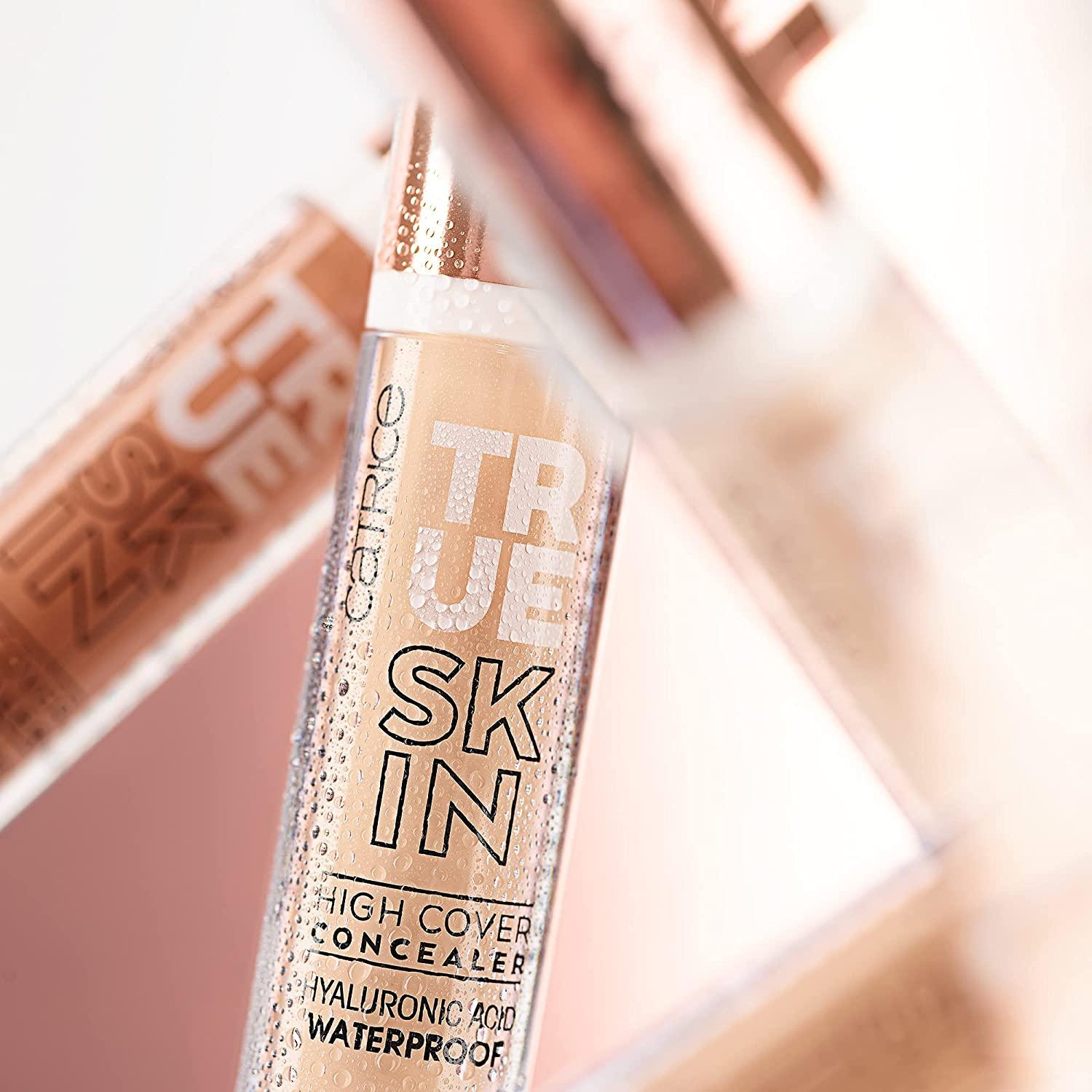 Catrice | True Skin High Cover Concealer | Waterproof & Lightweight for  Soft Matte Look | Contains Hyaluronic Acid & Lasts Up to 18 Hours | Vegan,  Cruelty Free, Gluten Free (001 | Neutral Swan)