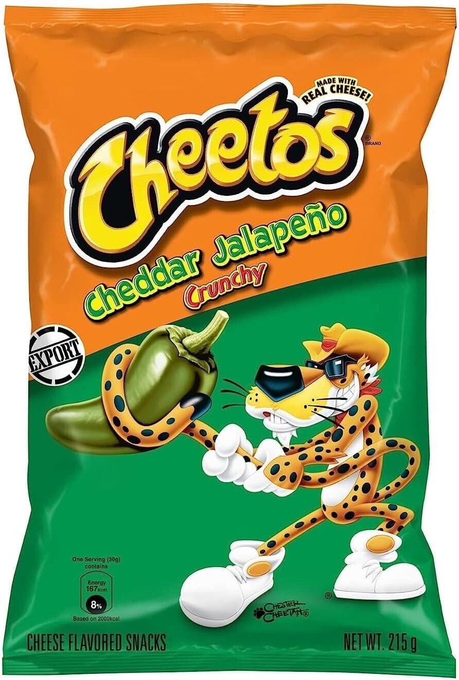 Cheetos Flamin Hot Crunchy + Crunchy + Jalapeno 8oz Set of 3 Buy Now