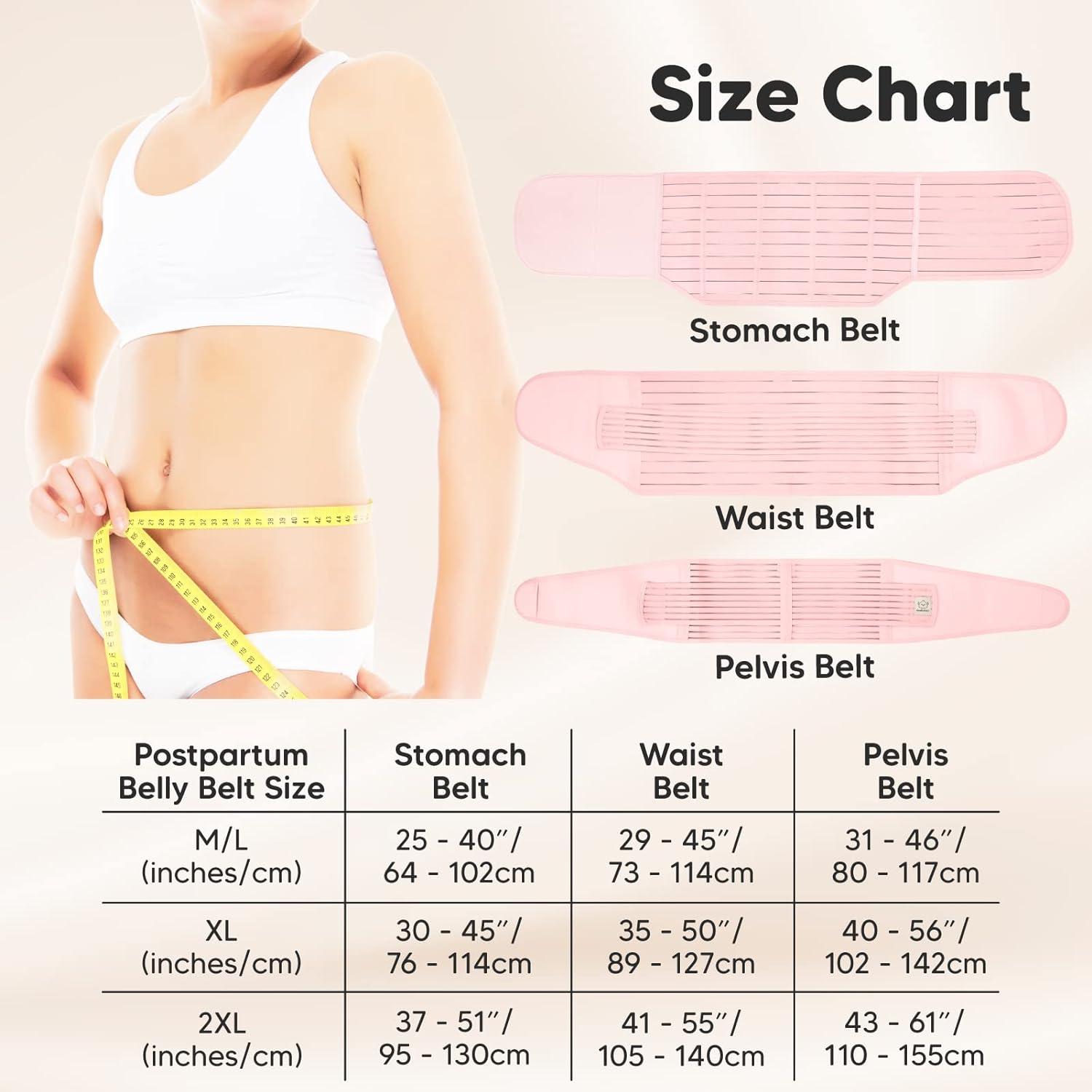 Pregnancy Maternity Recovery Abdominal Shaper Band Girdle Support  Postpartum Belly Wrap Belt Thermal Underwear Top Pink L 