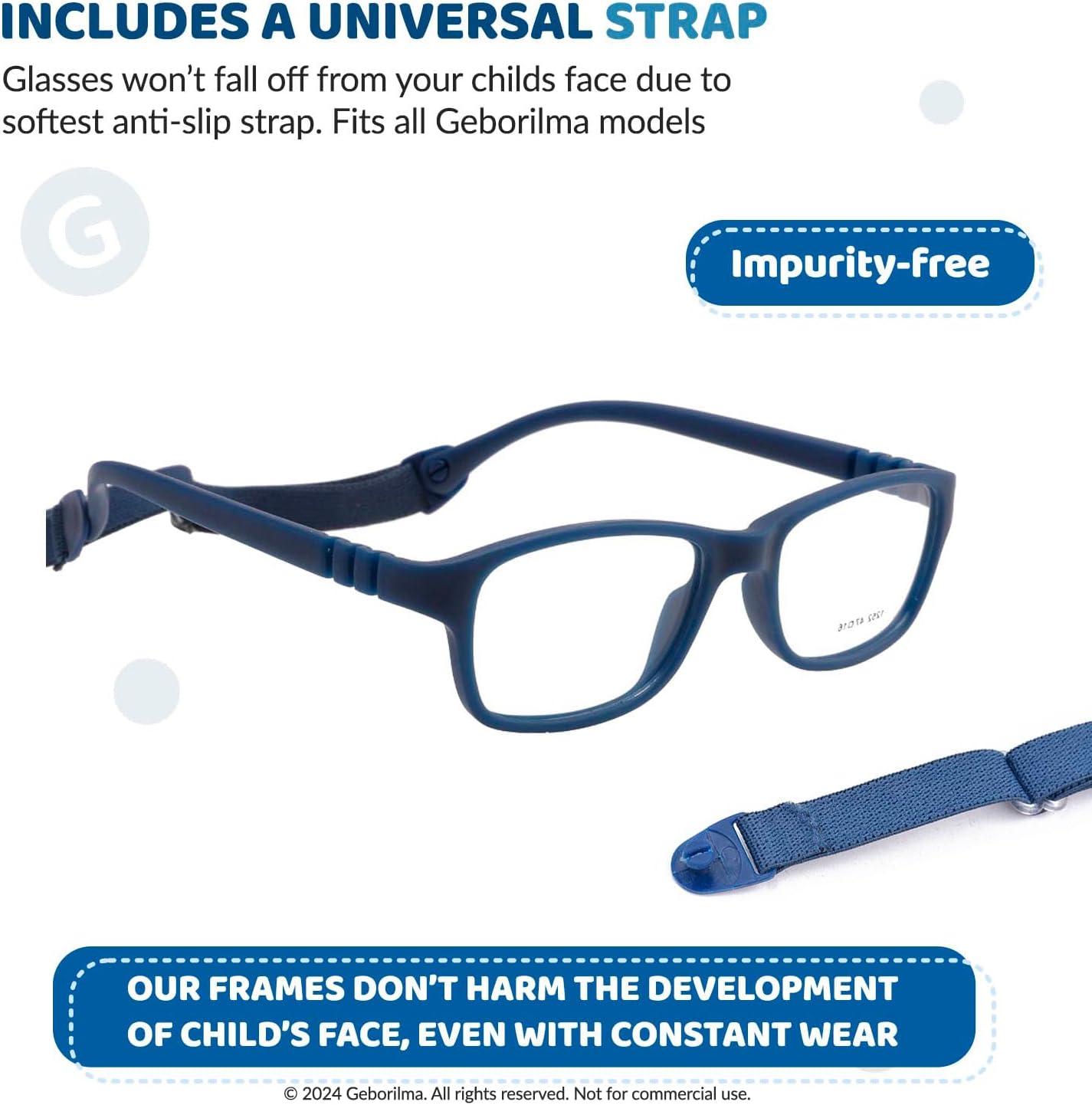 Geborilma Flex Frame Glasses For Kids Unbreakable Kids Eyeglasses