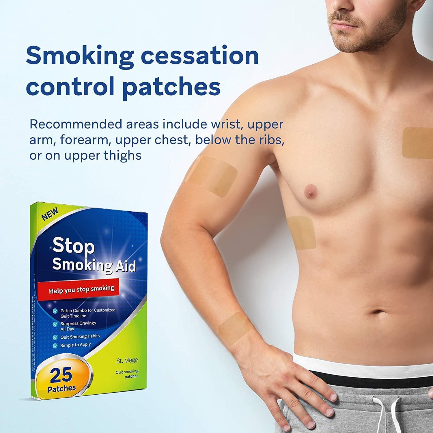 Stop Smoking Patch Step 1 - 25 Patches for Easy & Effective Anti-Smoking  Relief | Buy Now with Express International Delivery