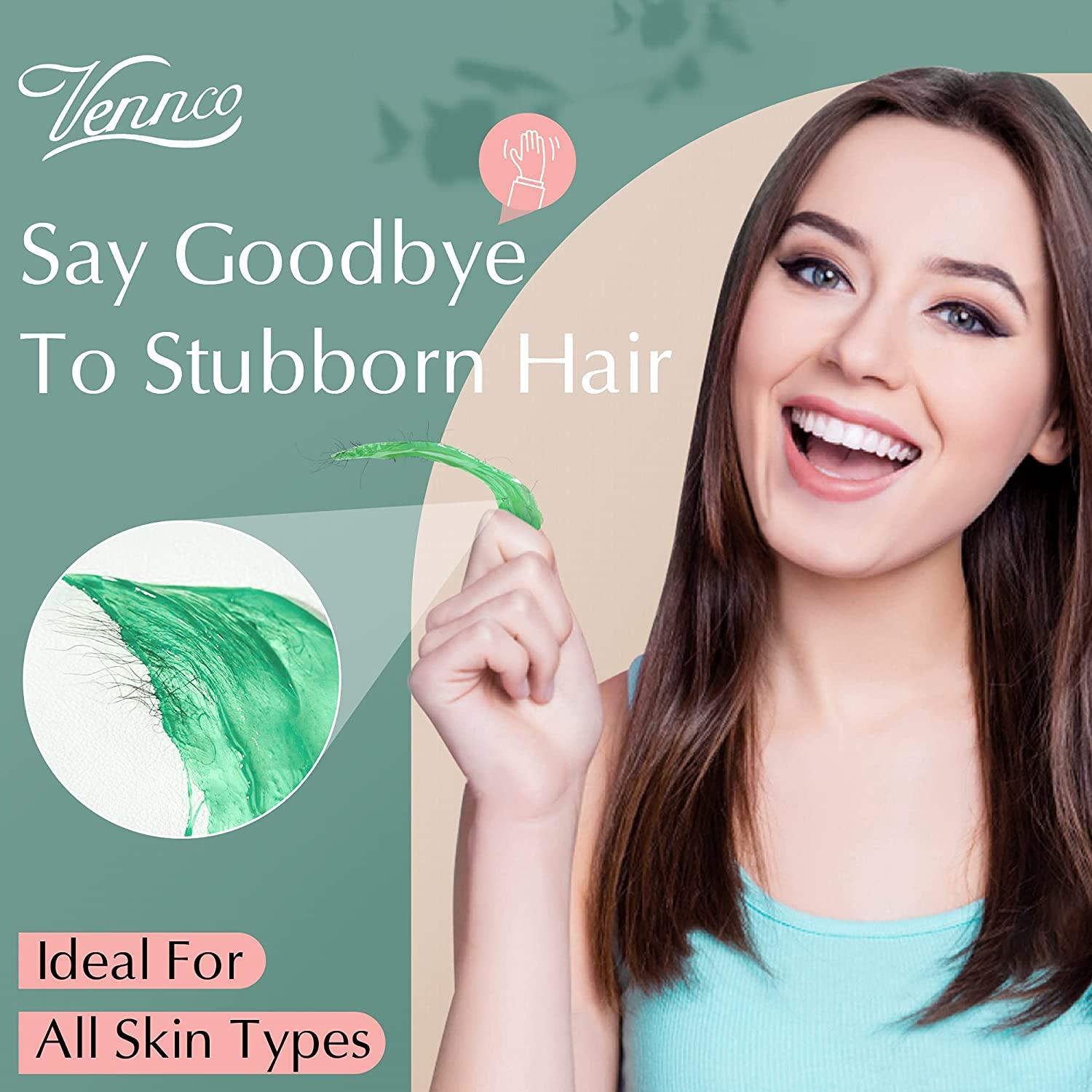 2.5lb Hard Wax Beads, Vennco Wax Beans for Coarse Hair Removal, At Home