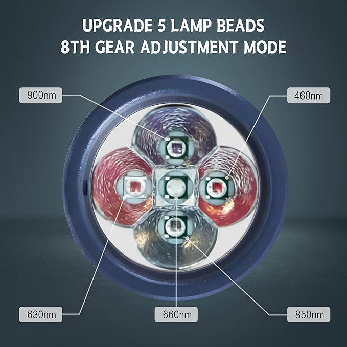 Red Light Cold Sore, Cold Sore Treatment Device, Red Light Therapy Wand For Cold Sore Lips Nose Face Hand, Target Skin Small Area