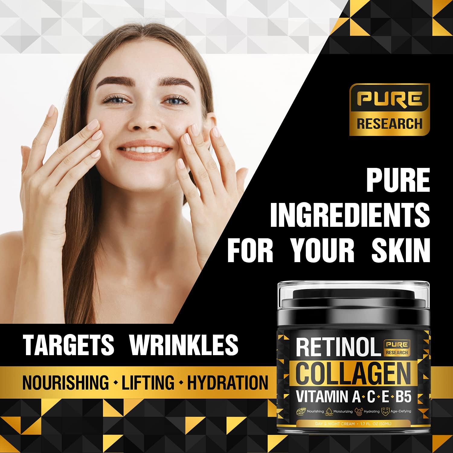 Collagen & Retinol Cream Anti Aging Cream Face Moisturizer w