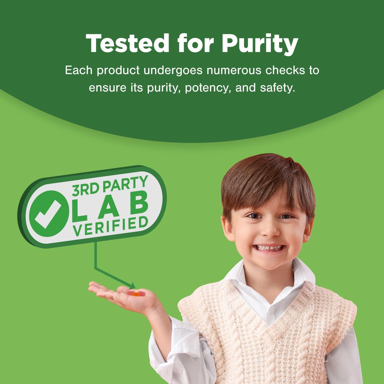 Kids Fiber Gummy Prebiotics Supplement Soluble Fiber Gummies for Kids