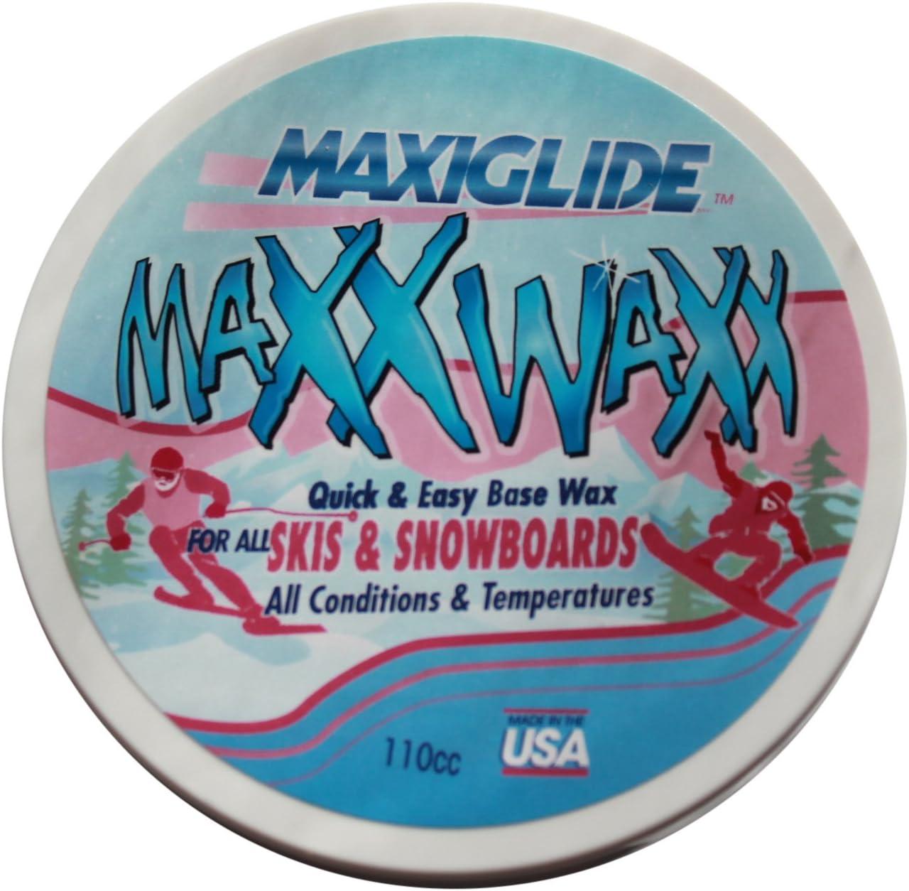 Maxiglide Maxx Waxx Ski and Snowboard Wax 110cc Container