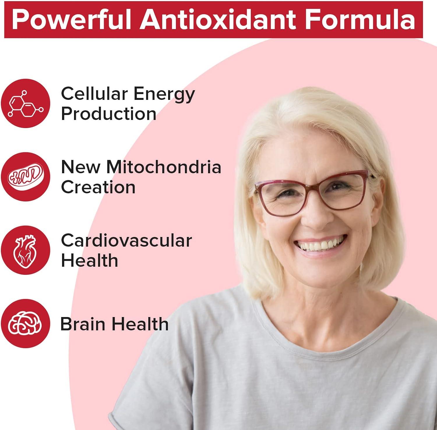 CoQ10 with LGlutathione 1000mg Capsules 100 Fermented Coq10