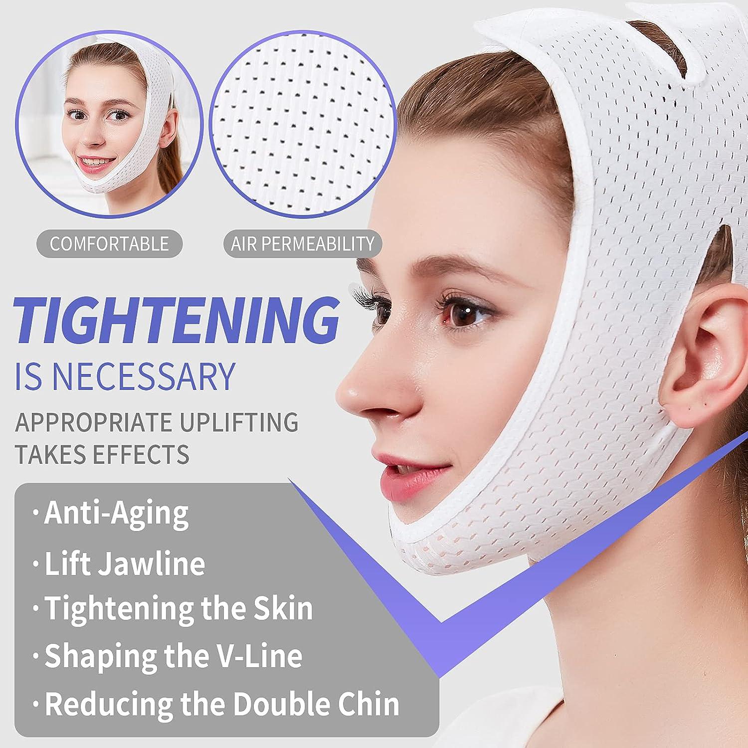 V Line Lifting Mask Face Slimming Strap Jawline Shaper & Double Chin