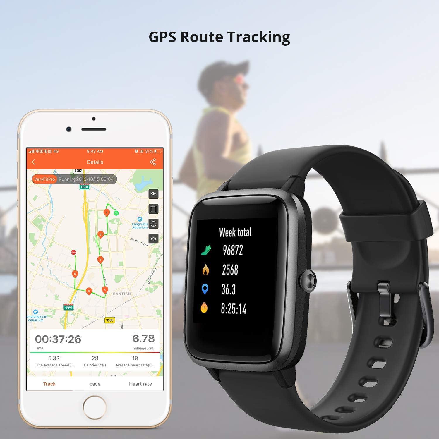 Fitness Tracker Watch That Tracks Miles IHome Smart Health Band