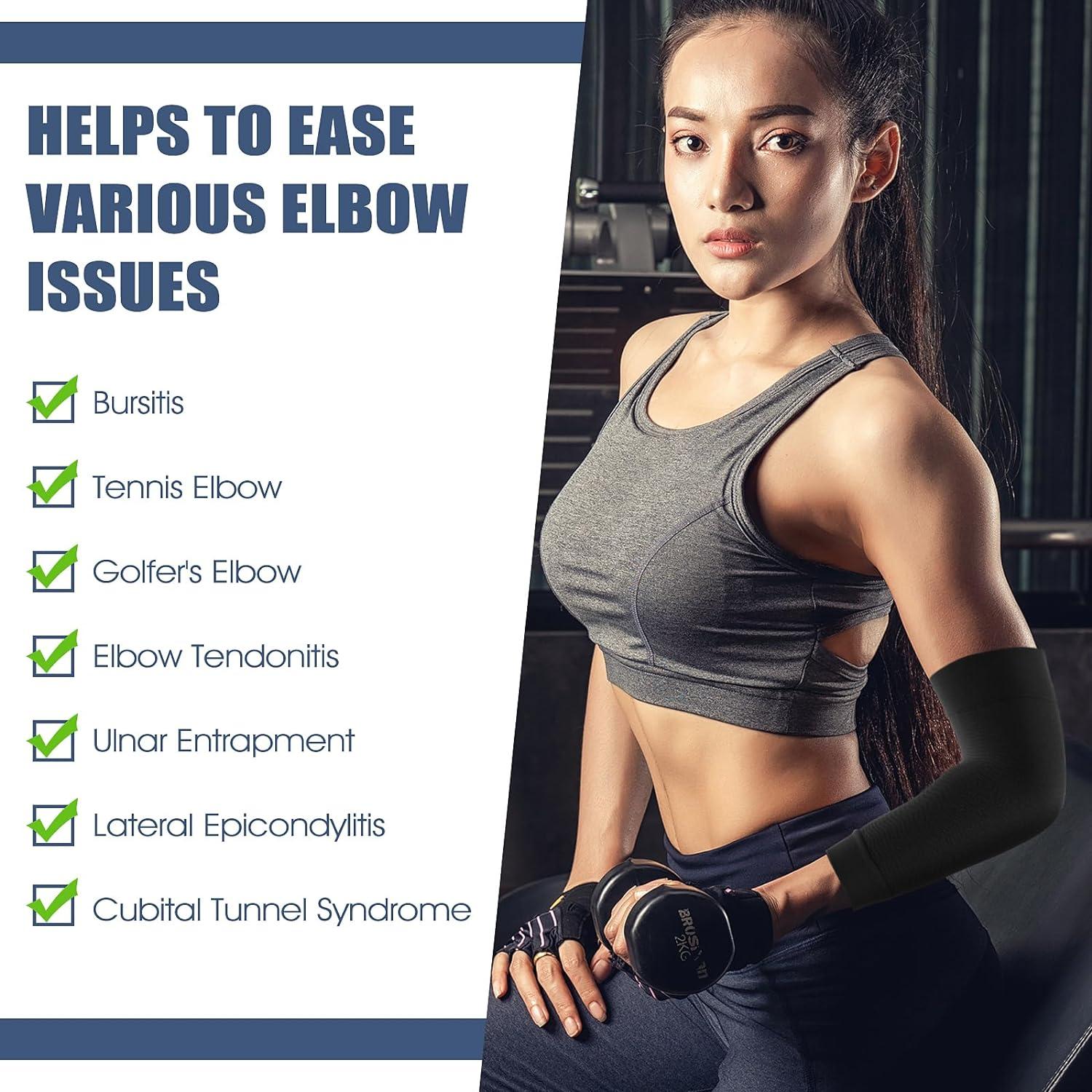 2 Pairs Faith Cross Arm Sleeves, Polyester Religious Compression Sun