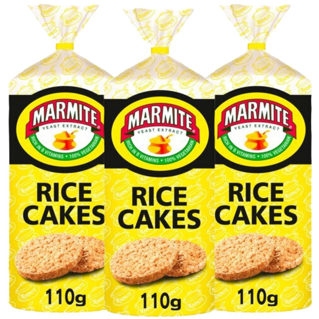 Rice Cake Bundle with Marmite Rice Cakes 110g (3 Pack)