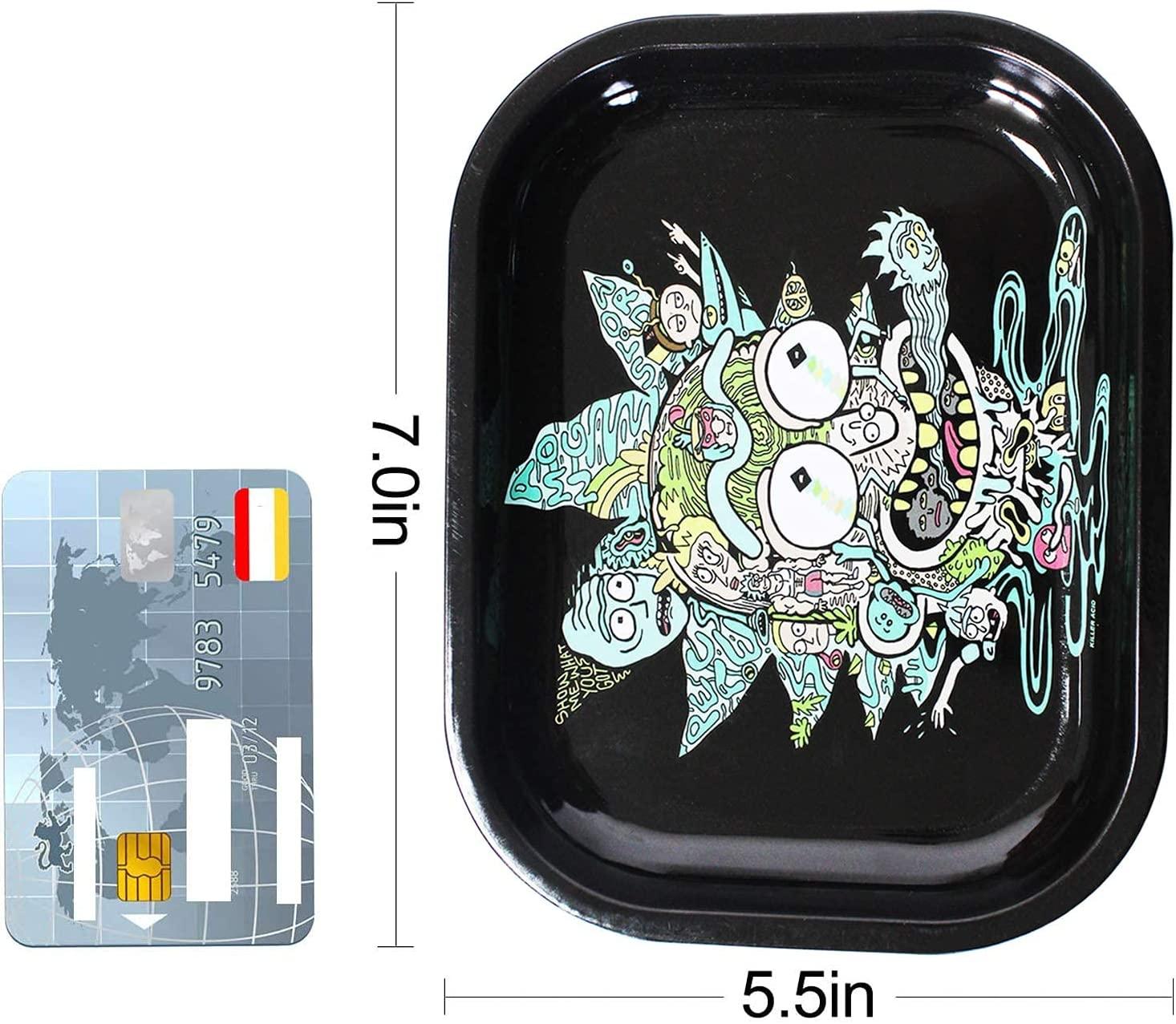Hand High Trippy Rolling Tray  High Quality Metal Trays – Toke Tray