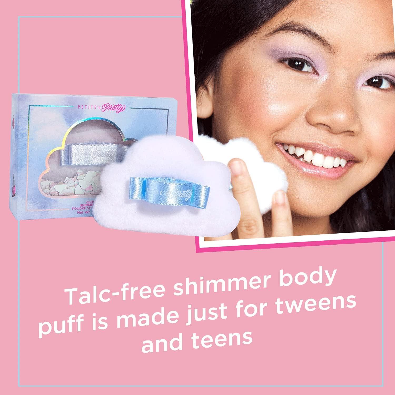 Petite 'n Pretty Cloud Fluff Shimmer Body Puff for Kids Children