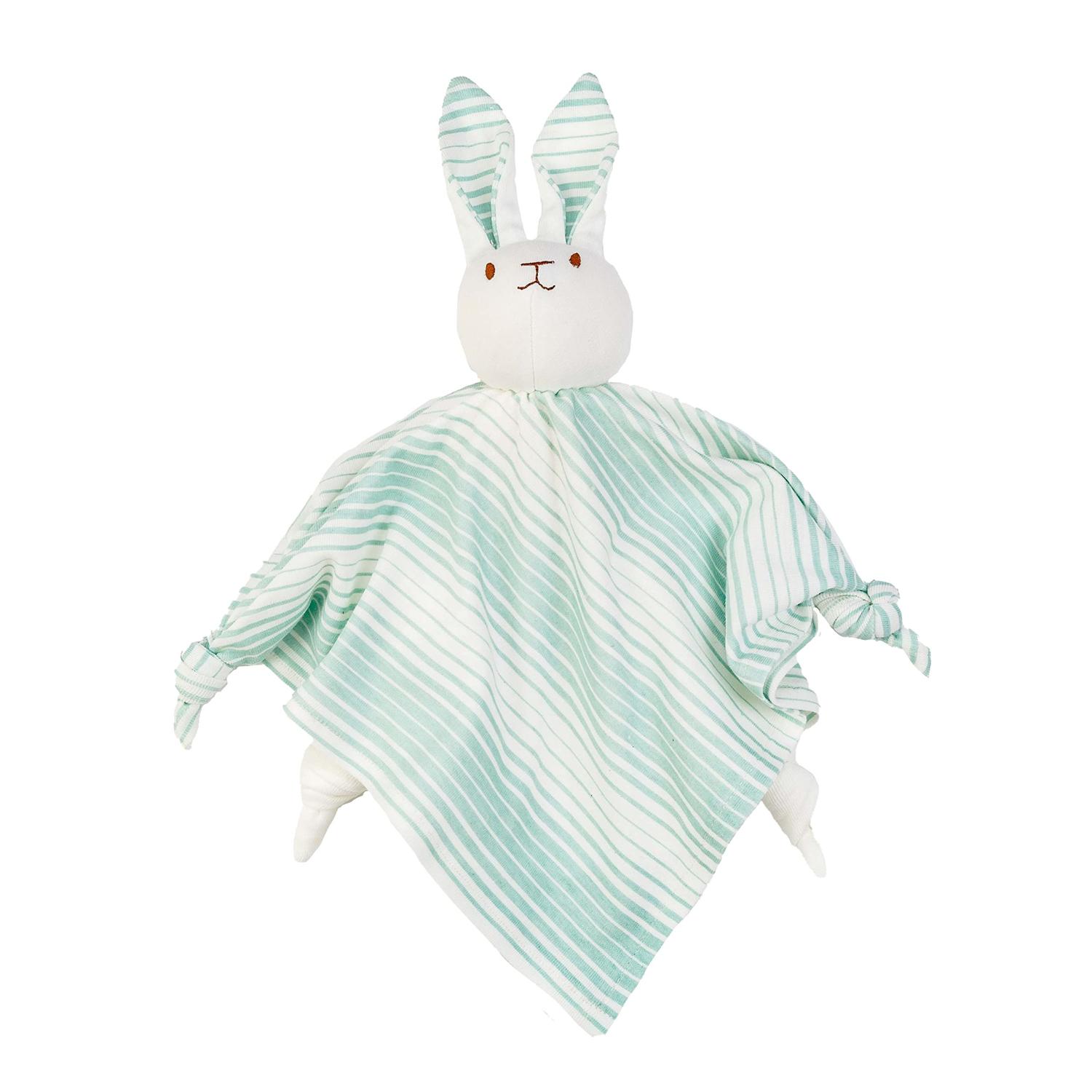 Under the Nile Organic Cotton Sea Breeze Ombre Stripe Baby Bunny