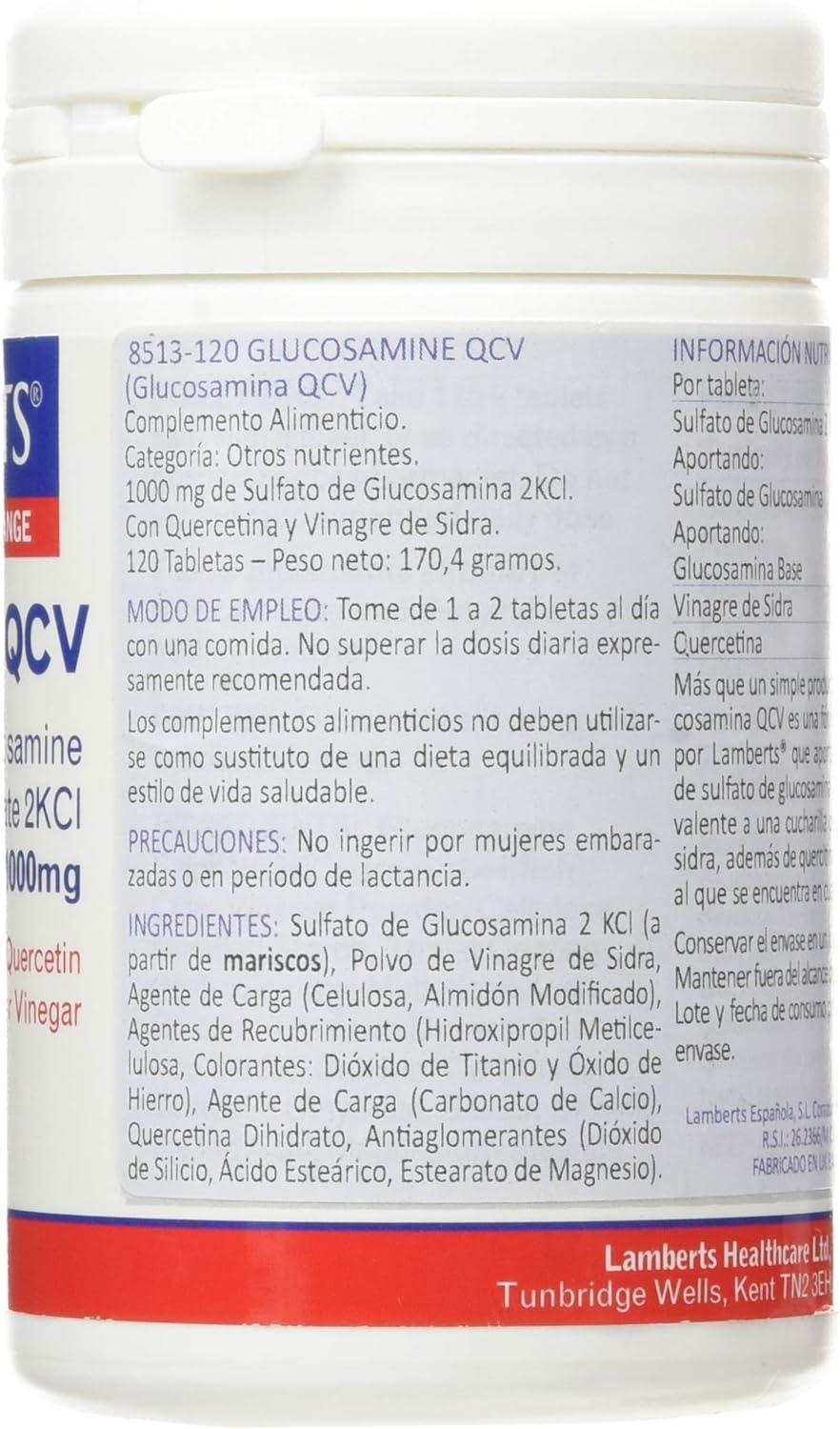 Lamberts Glucosamine QCV 120 Tabs Joint Health Support Supplement